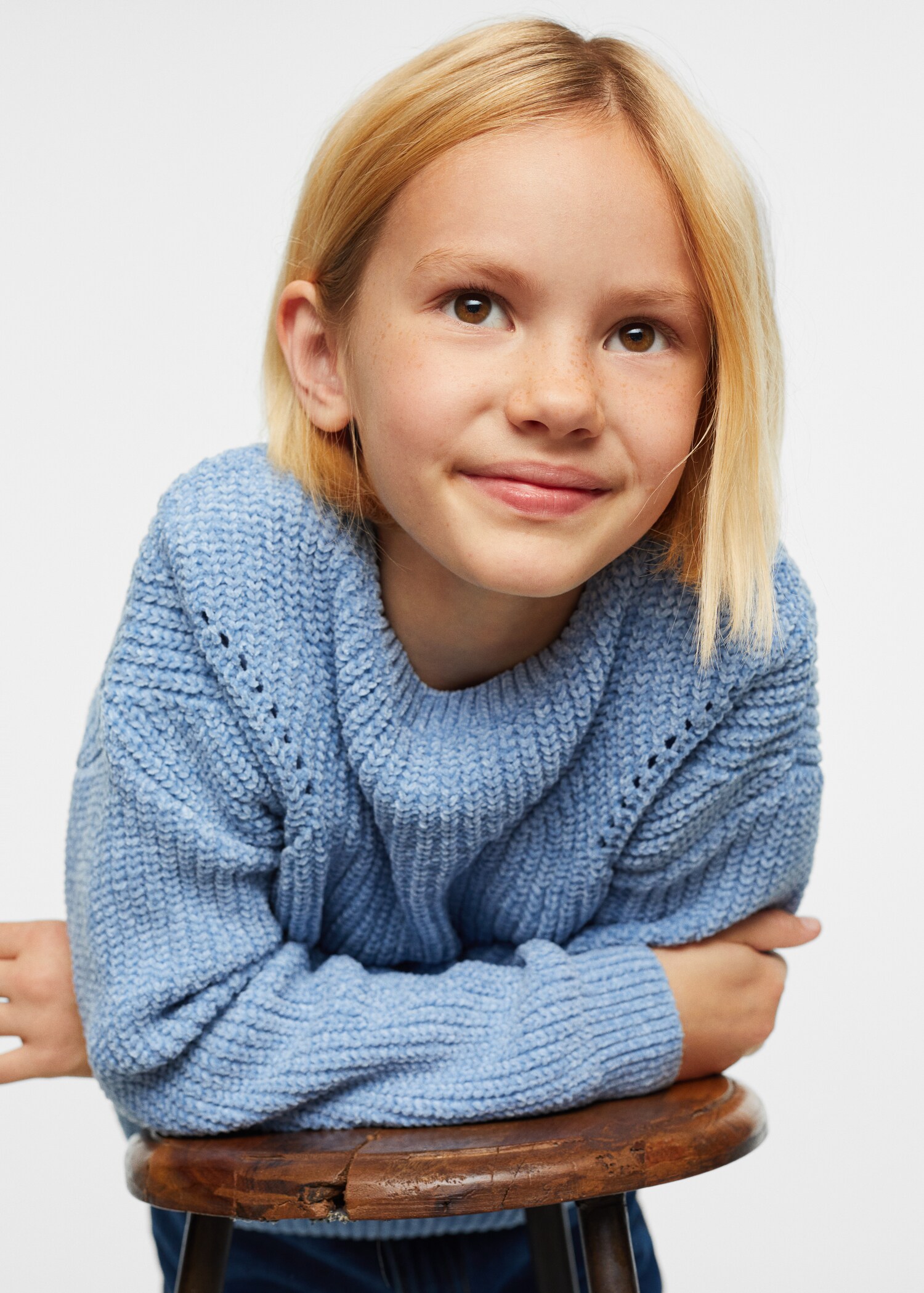 Knitted braided sweater - Details of the article 2