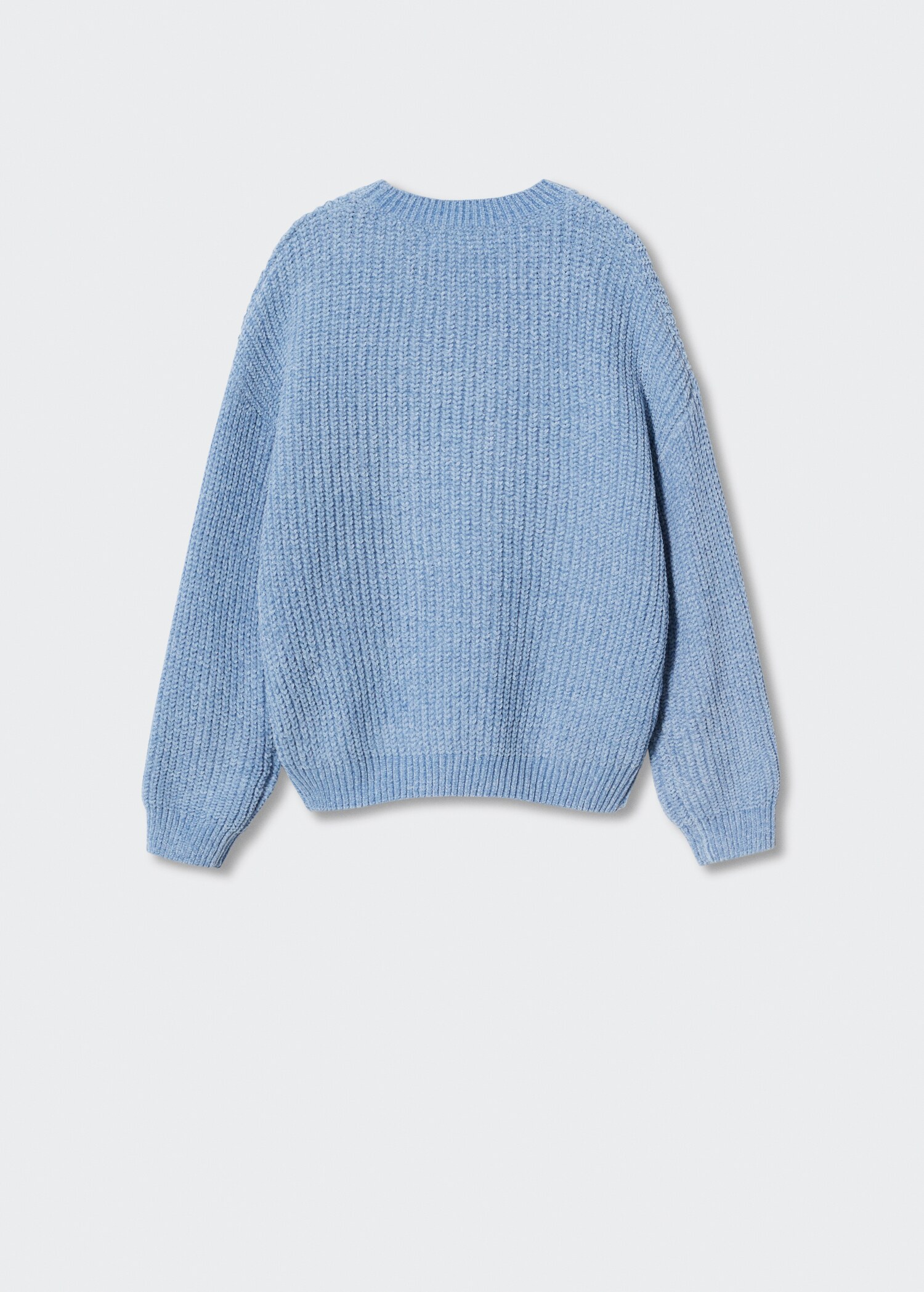 Knitted braided sweater - Reverse of the article