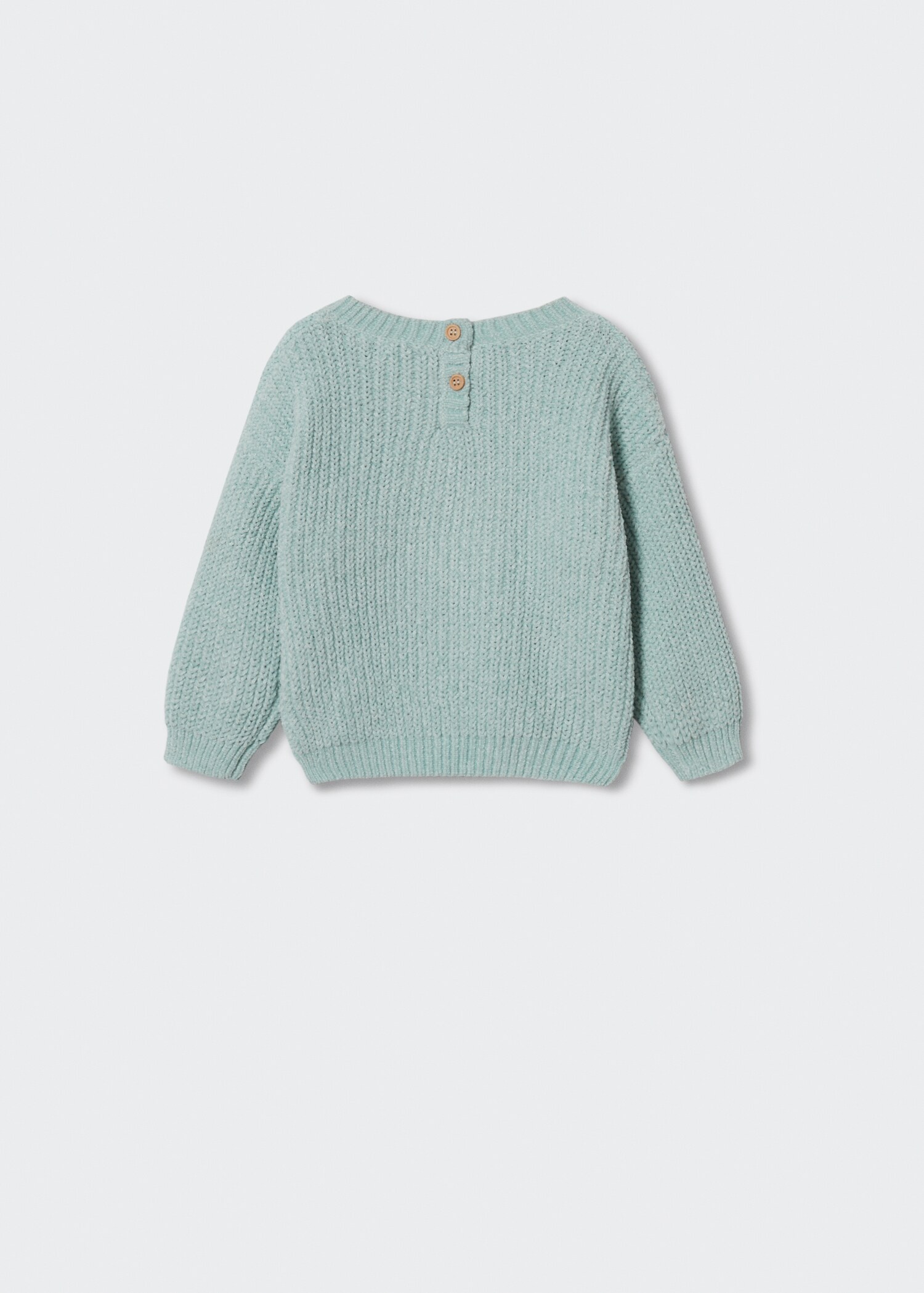 Knitted braided sweater - Reverse of the article