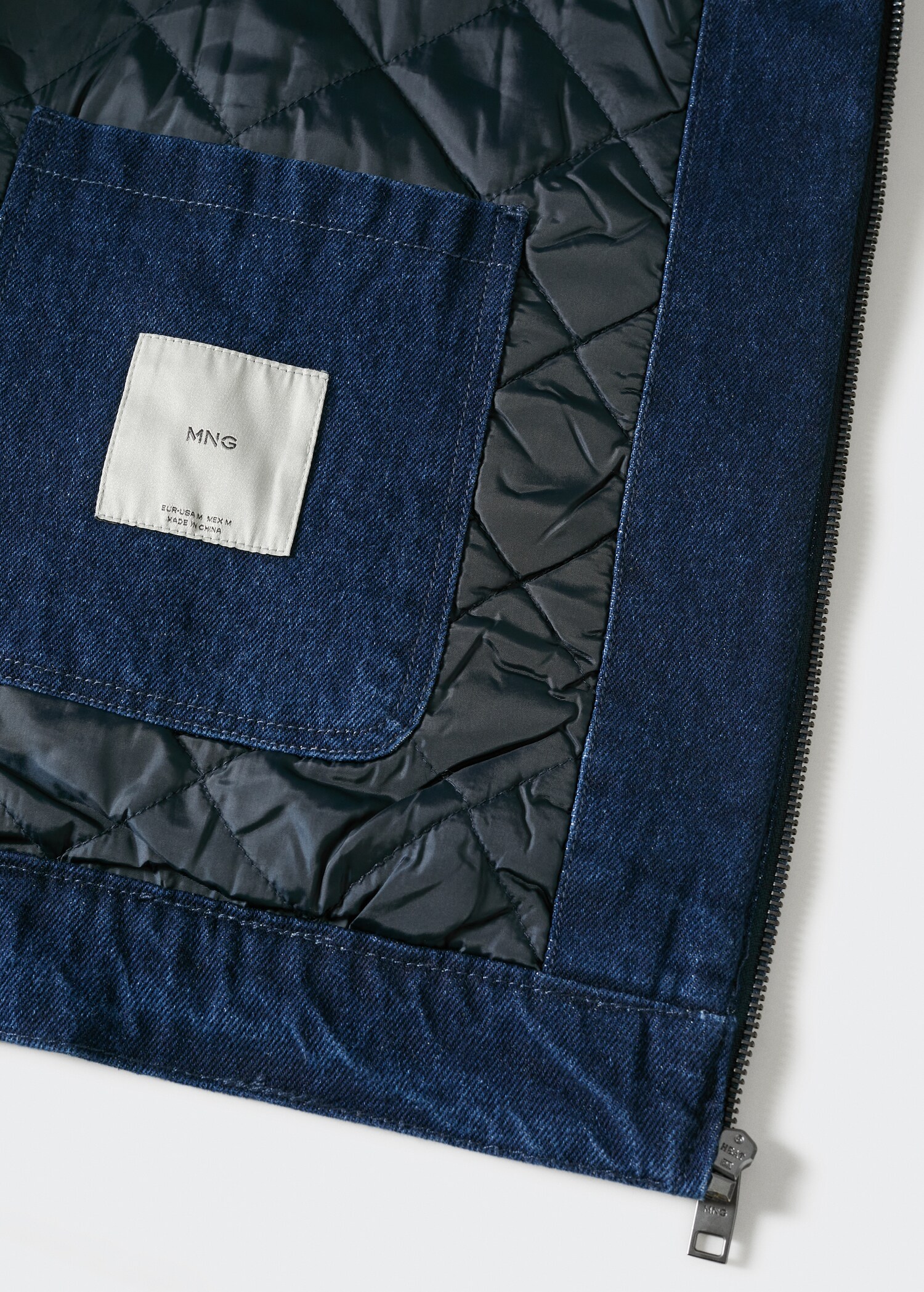 Denim jacket with shearling collar  - Details of the article 8