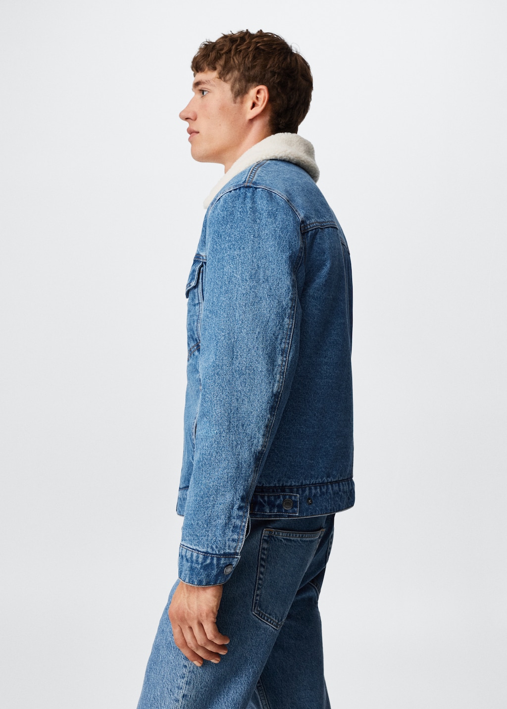 Veste homme jean mouton new arrivals