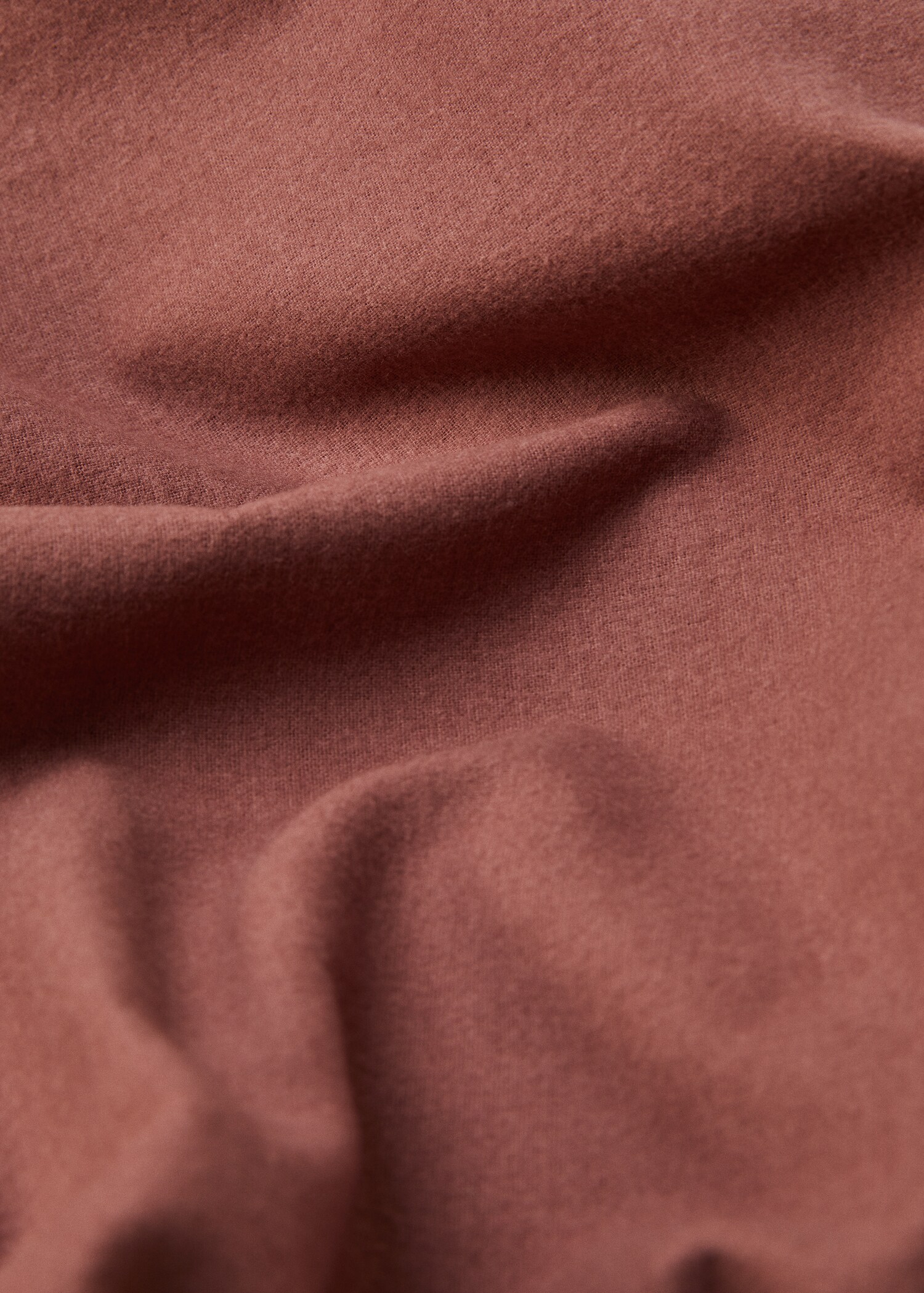 Unifarbenes Flanell-Spannbetttuch (Bett 180 cm) - Detail des Artikels 3