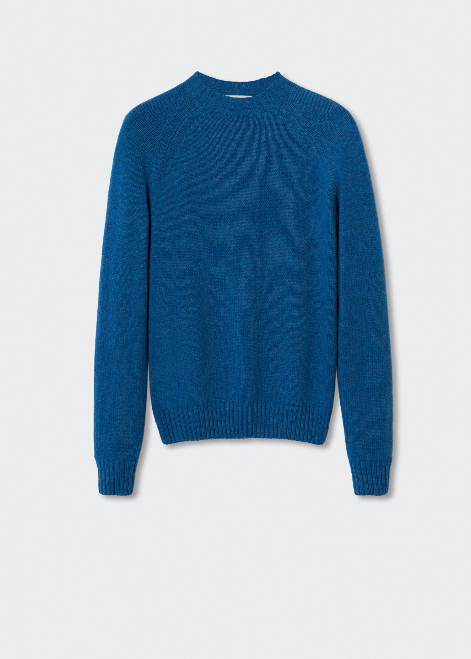 Rounded neck wool sweater - Article without model