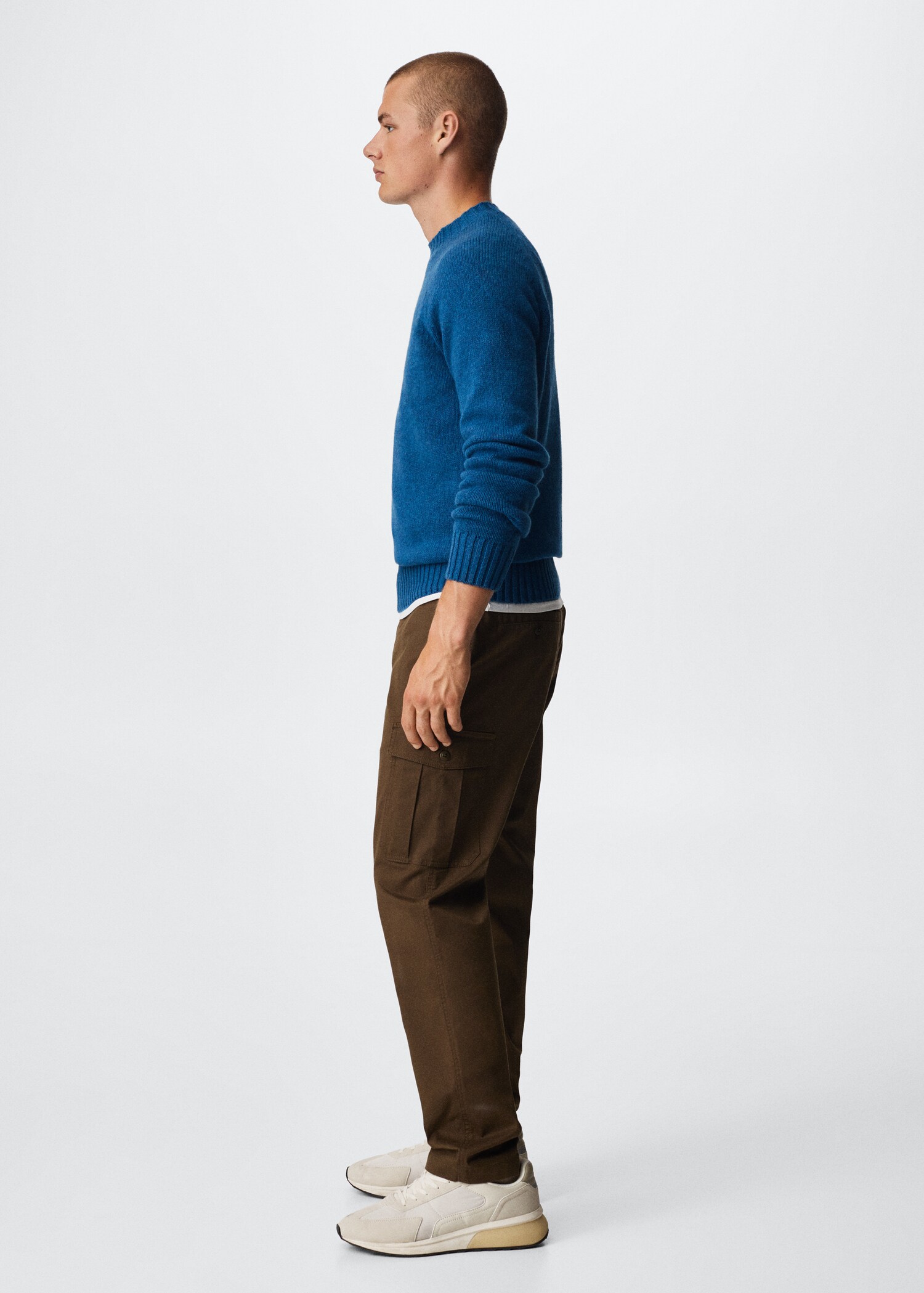 Rounded neck wool sweater - Details of the article 2