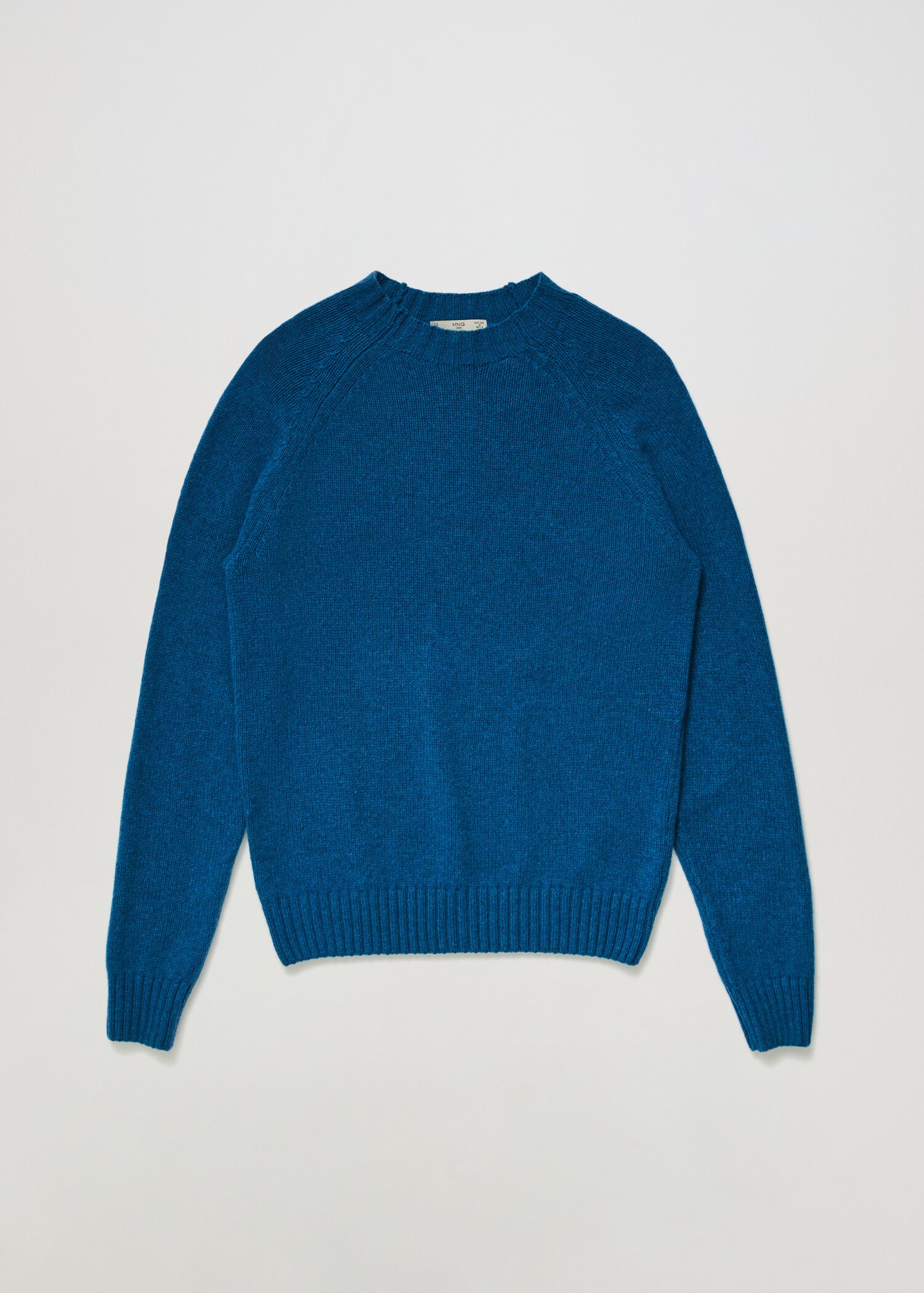Rounded neck wool sweater - Details of the article 4