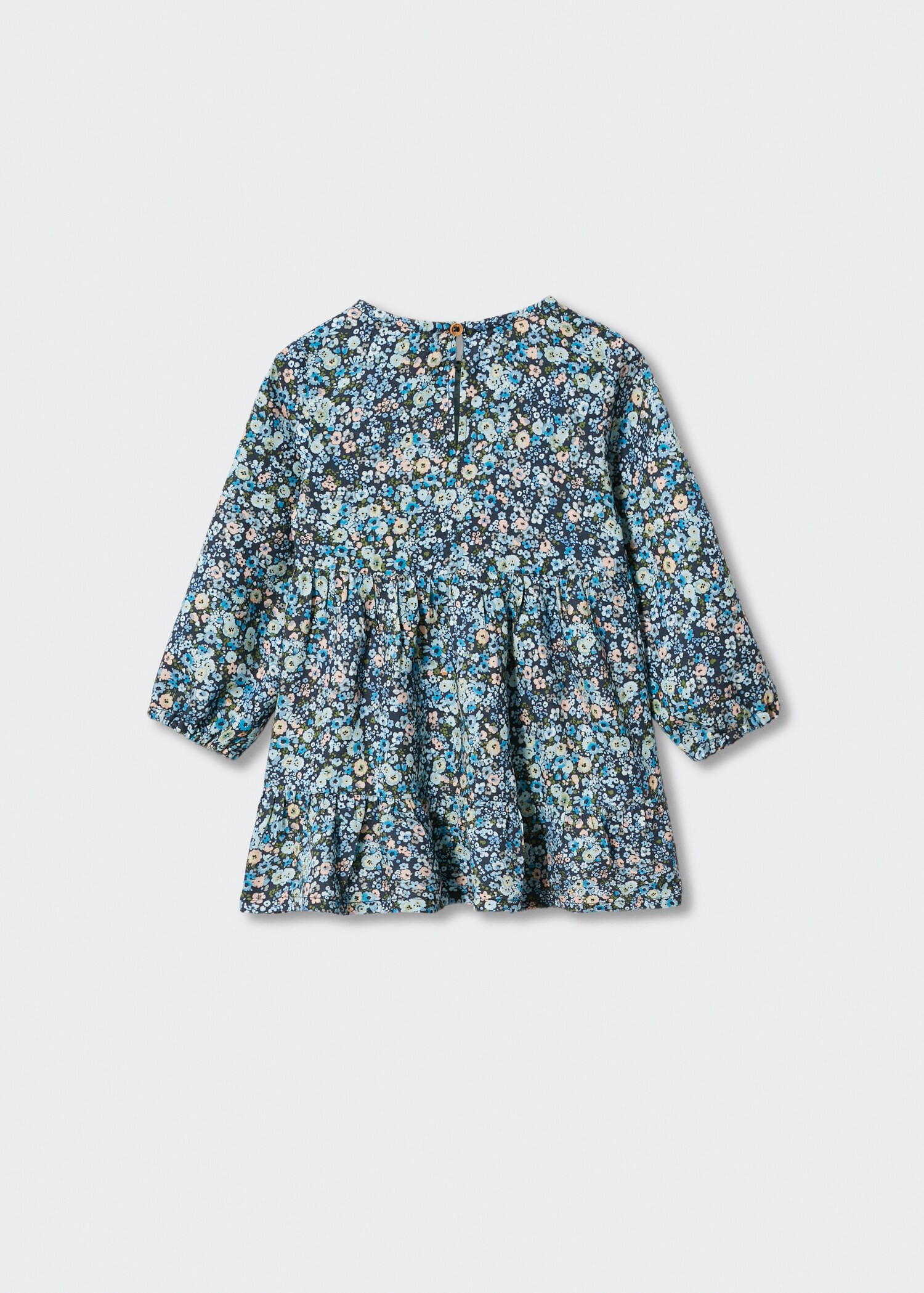 Vestido flores volante - Reverso del artículo