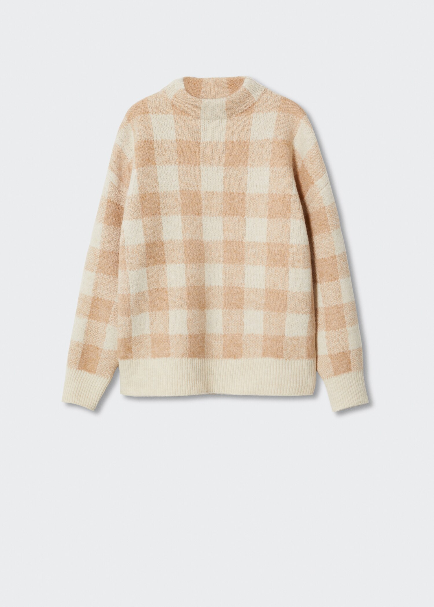 Perkins collar check sweater - Article without model