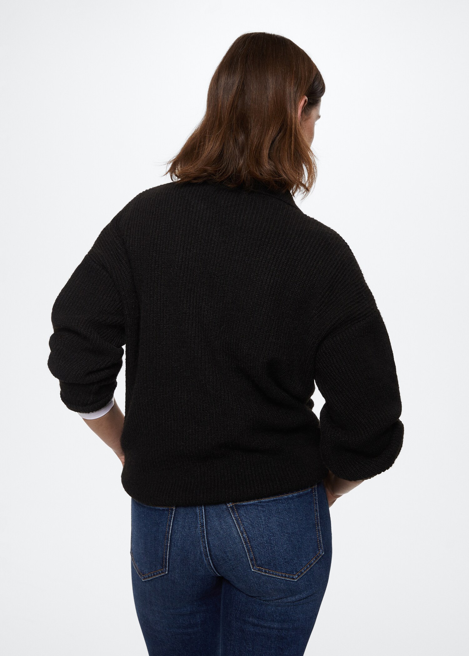 Pull-over col polo - Verso de l’article