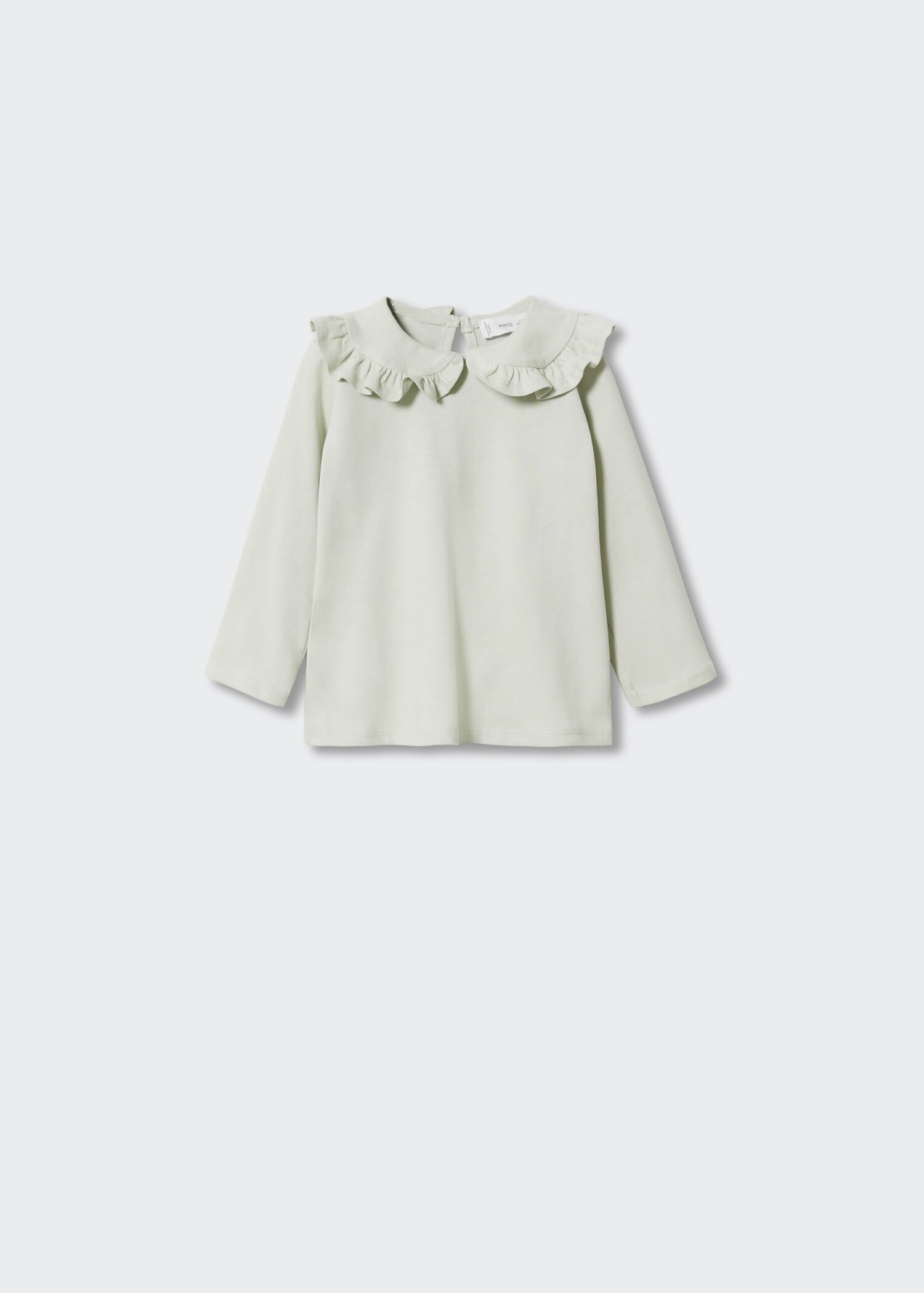 Long-sleeved t-shirt with ruffle - Article without model