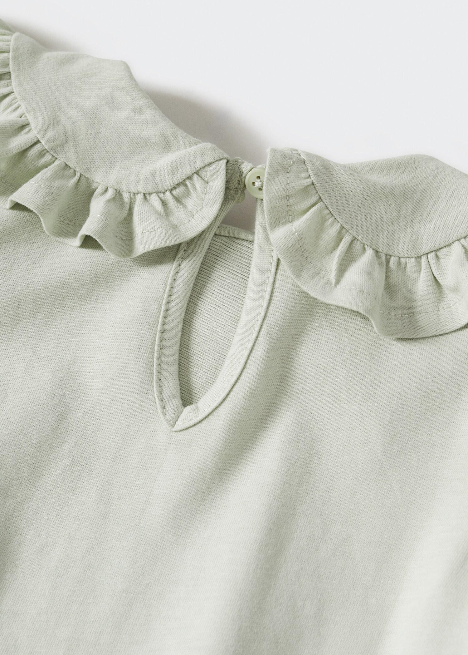 Long-sleeved t-shirt with ruffle - Details of the article 9