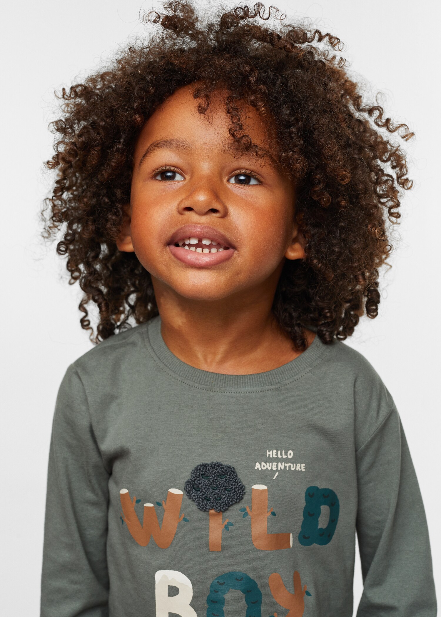 Printed long sleeve t-shirt - Medium plane
