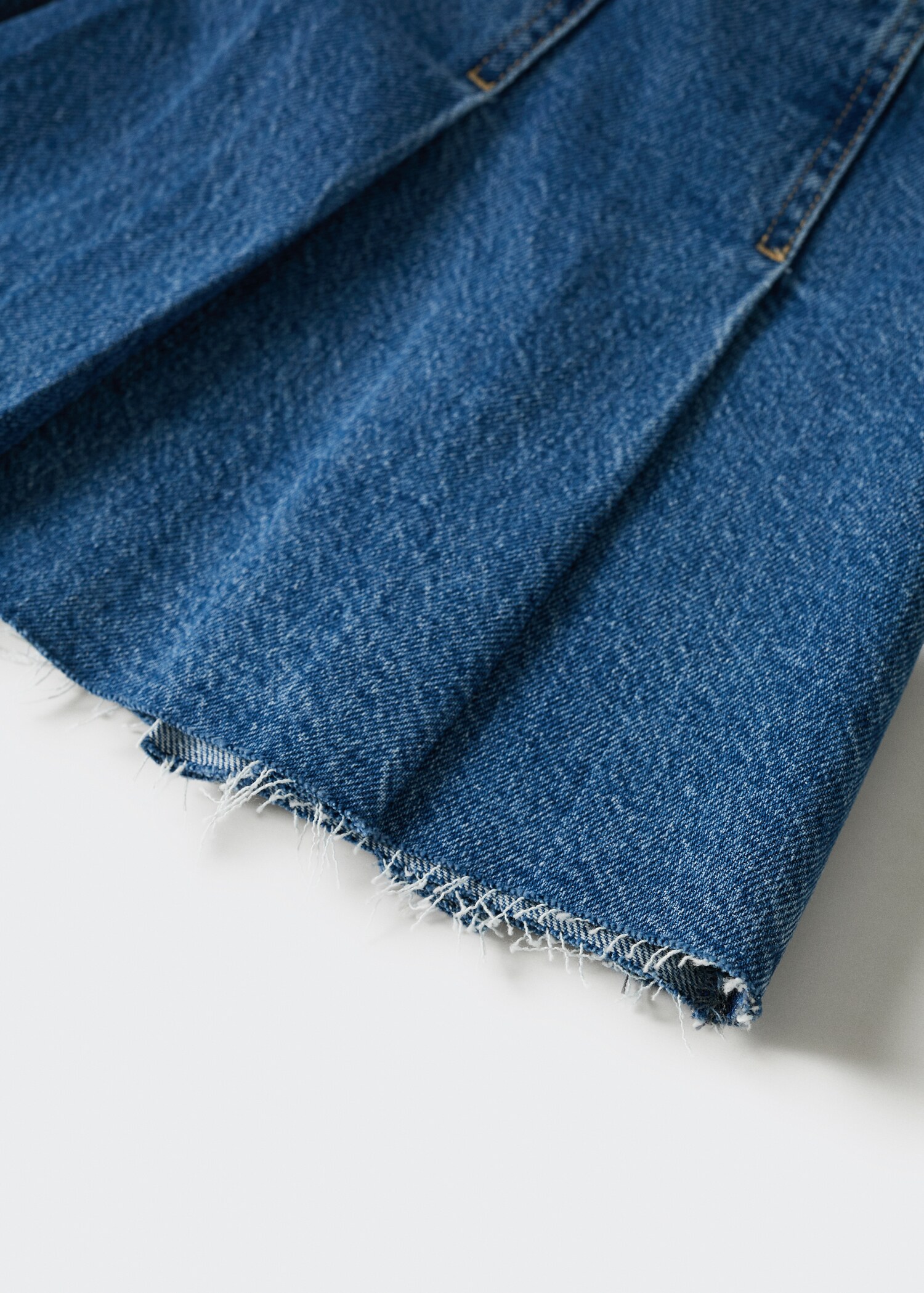 Pleated denim skirt - Details of the article 8