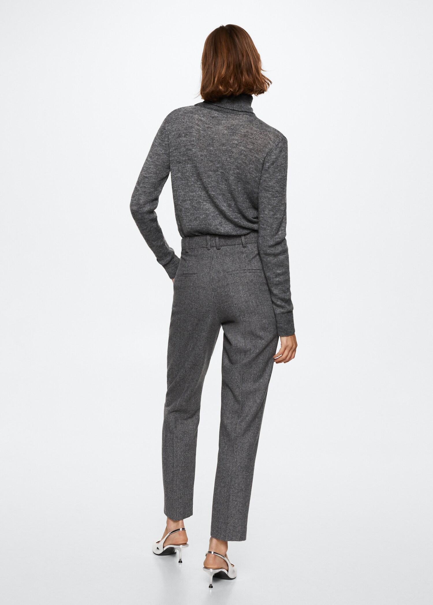 Pantalon de costume slim fit laine - Verso de l’article