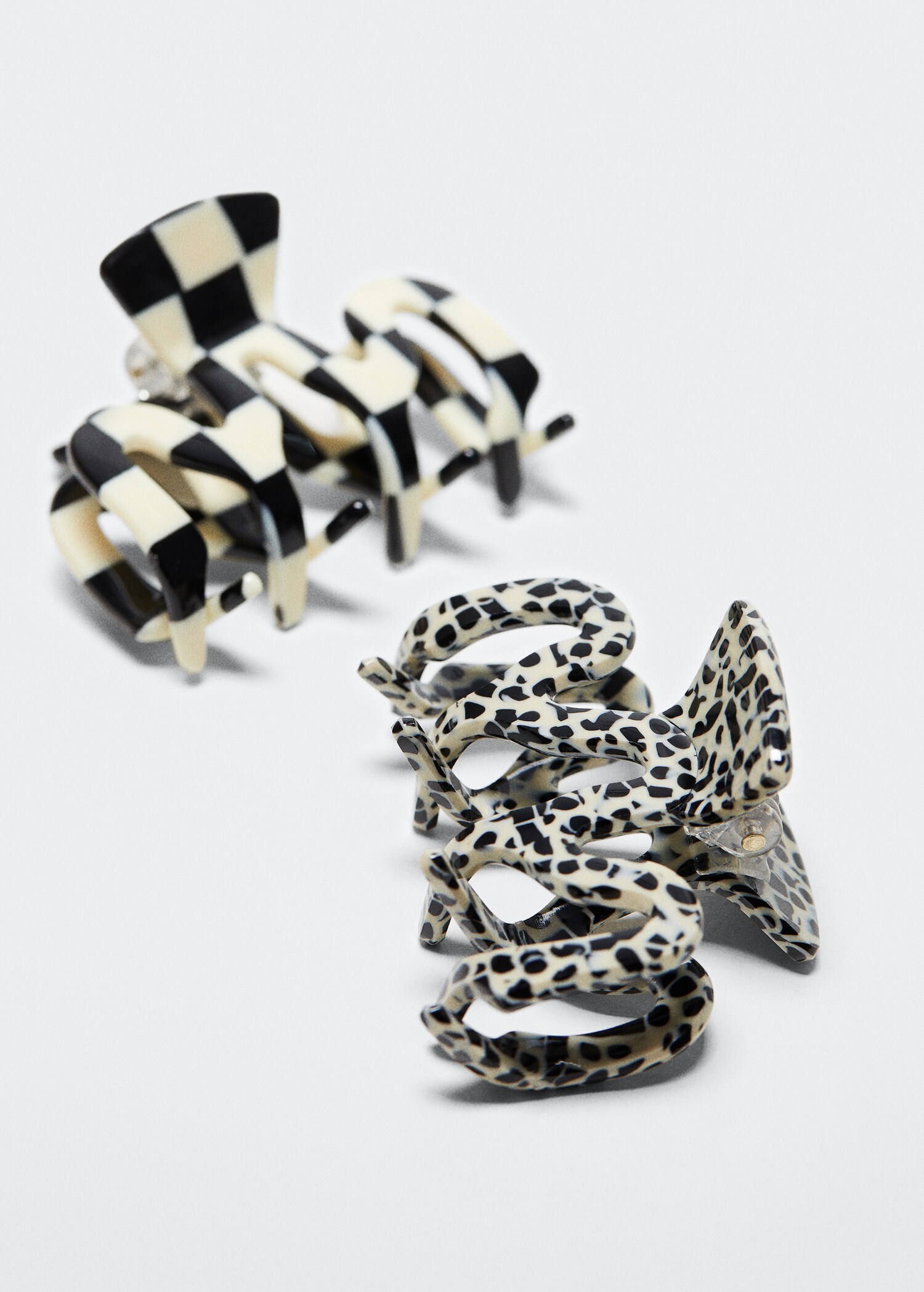 Set Haarclips - Mittlere Ansicht