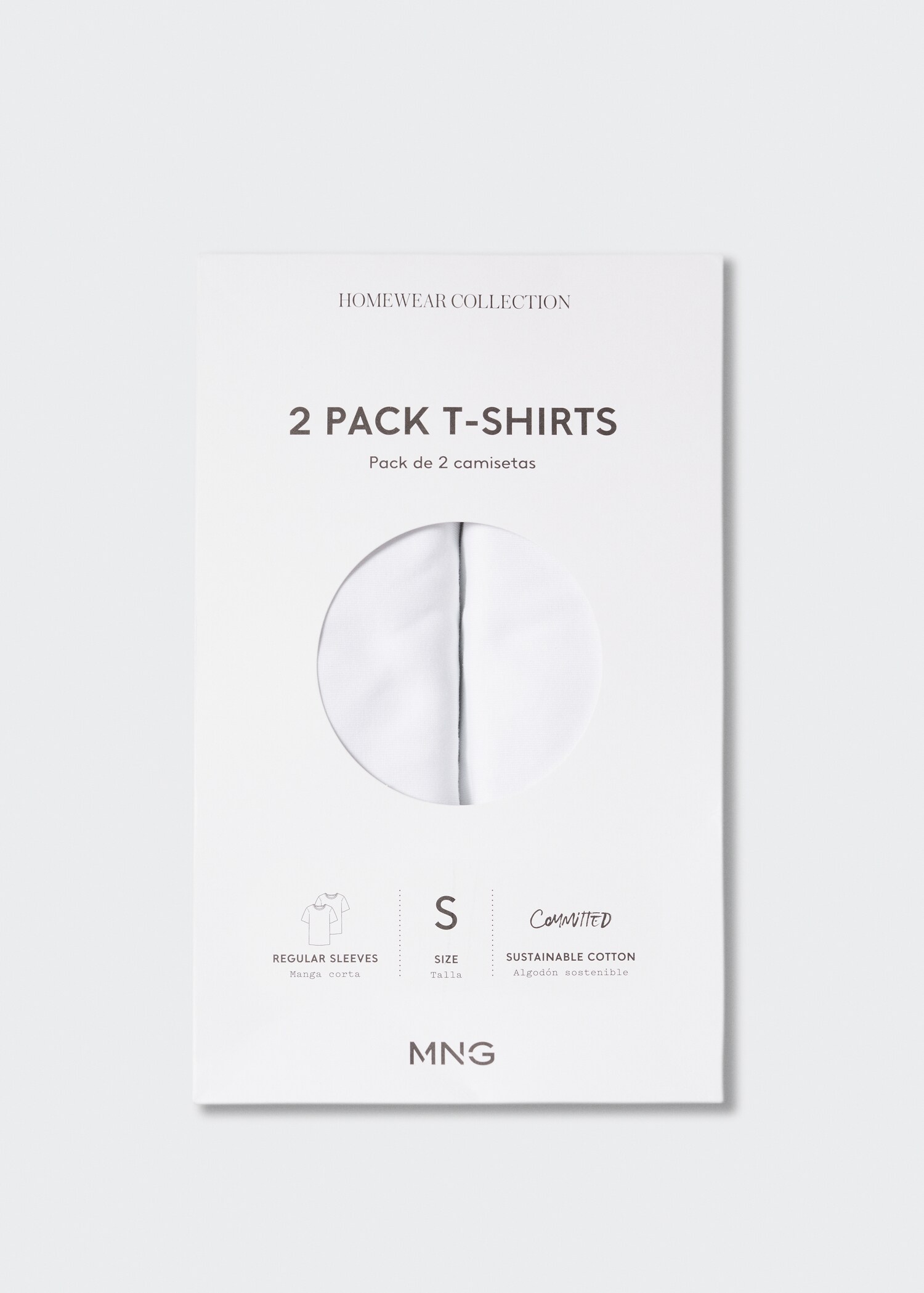 2 pack cotton t-shirt - Article without model