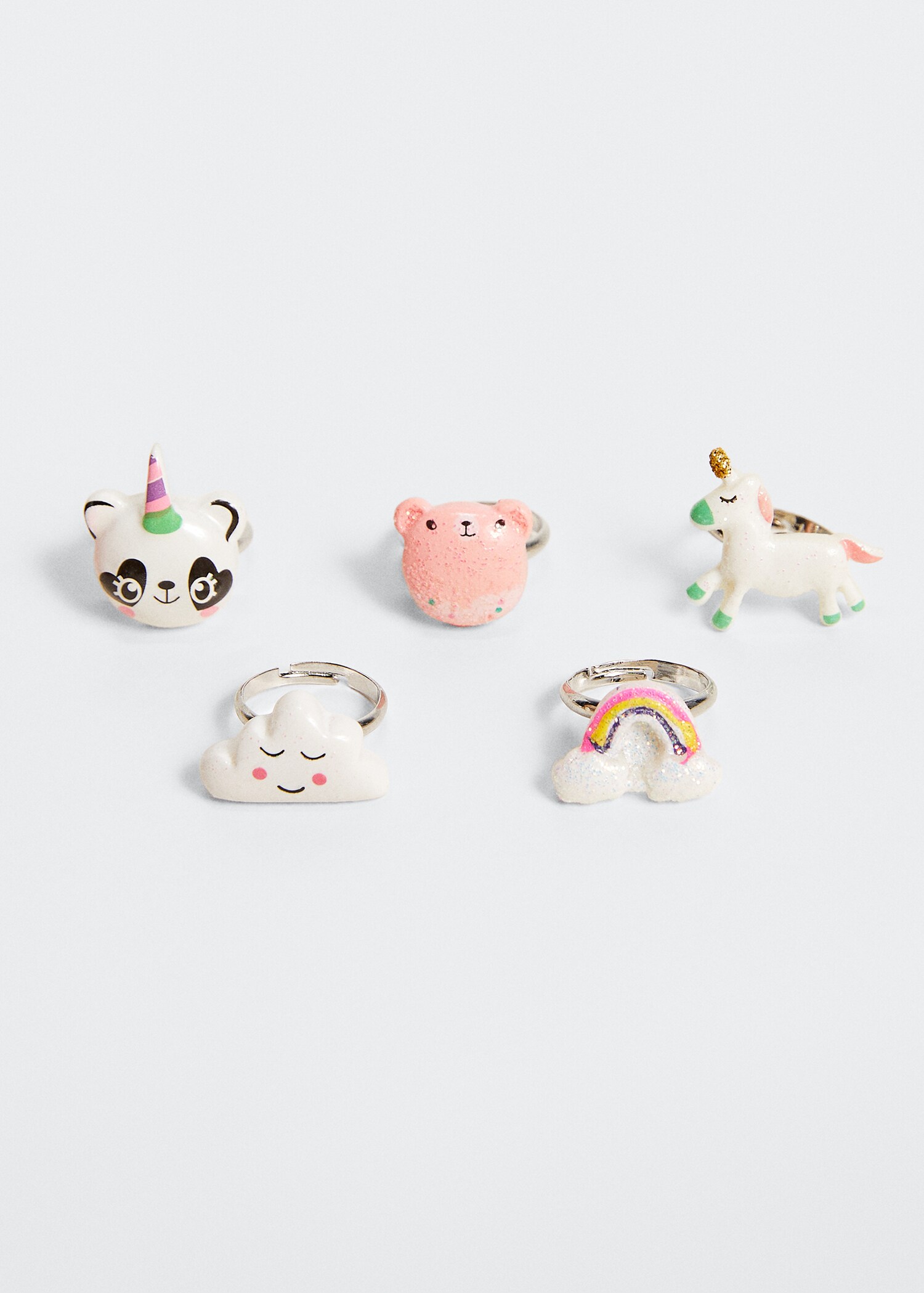 Pack of 5 combined rings - Details of the article 1