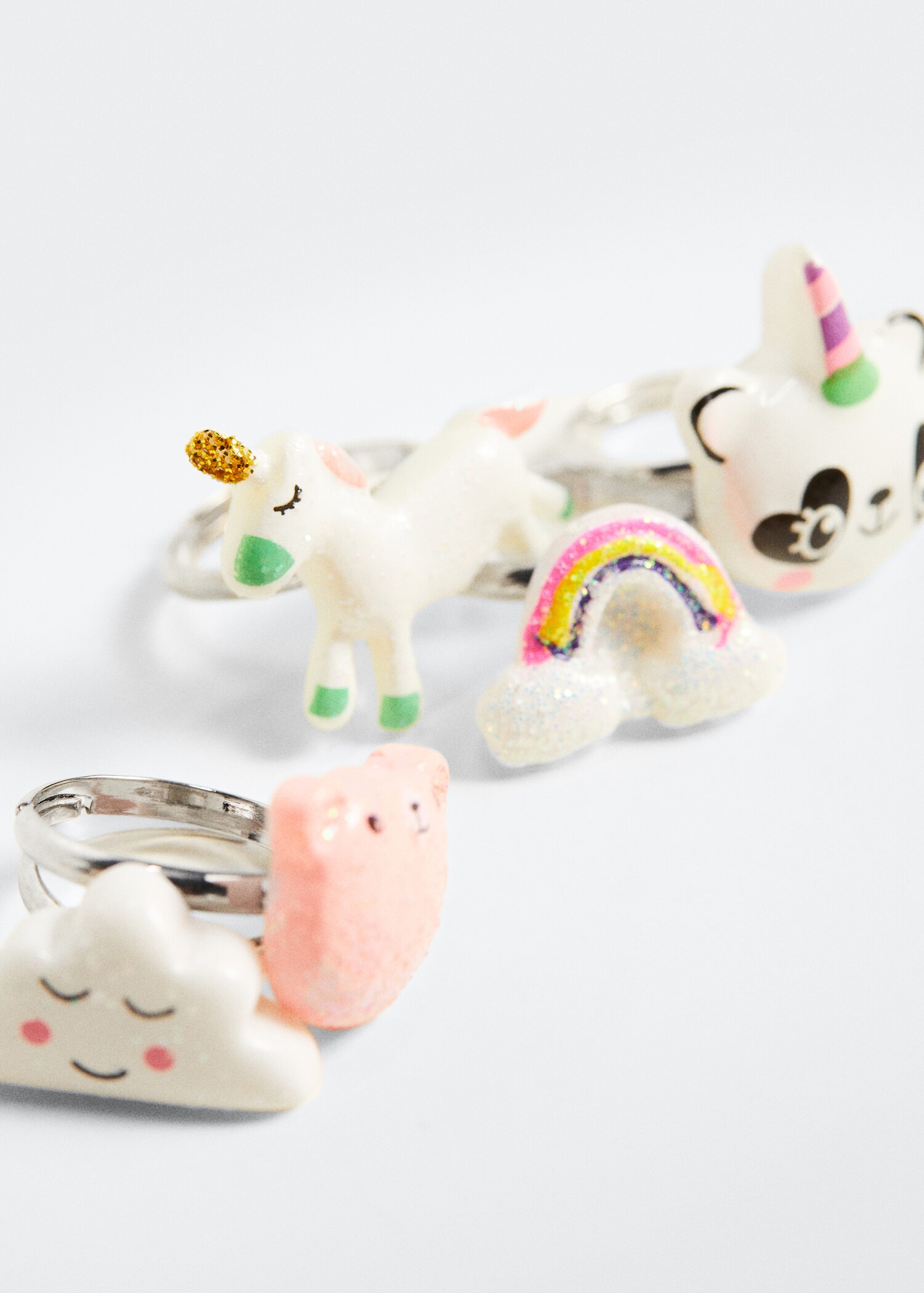 Pack of 5 combined rings - Details of the article 2