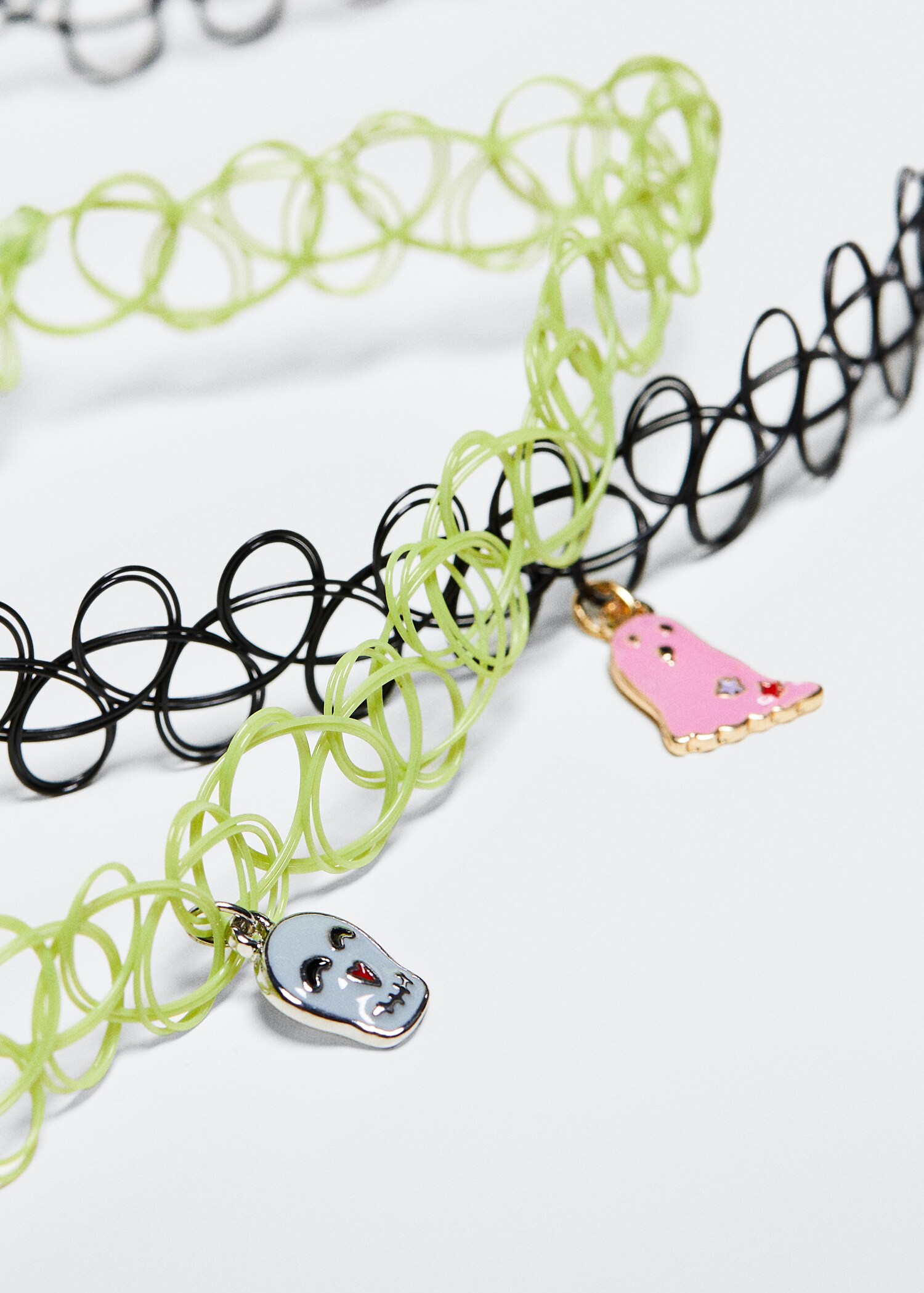 Pack 2 chokers Halloween - Plano medio