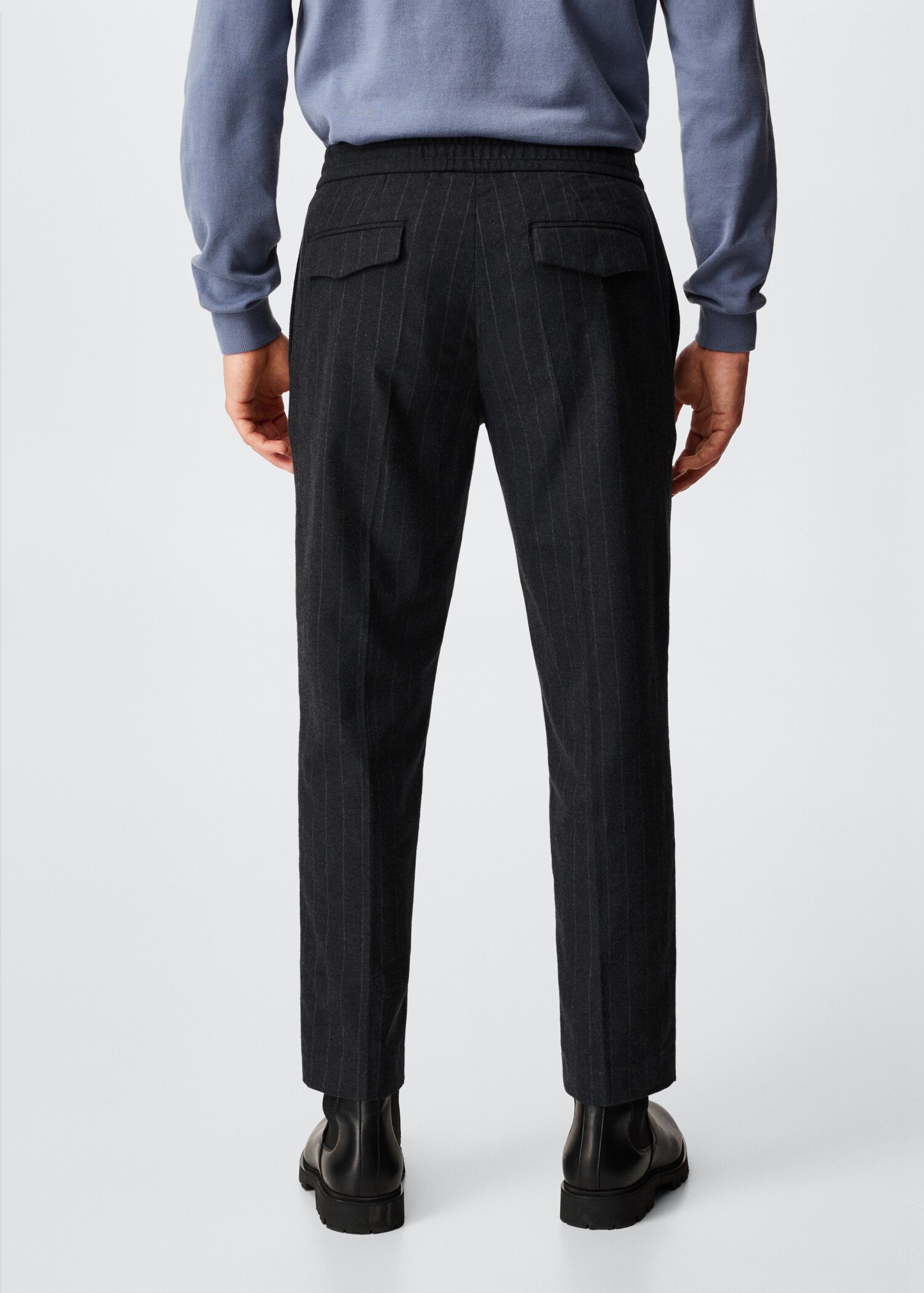 Pantalón jogger rayas - Reverso del artículo