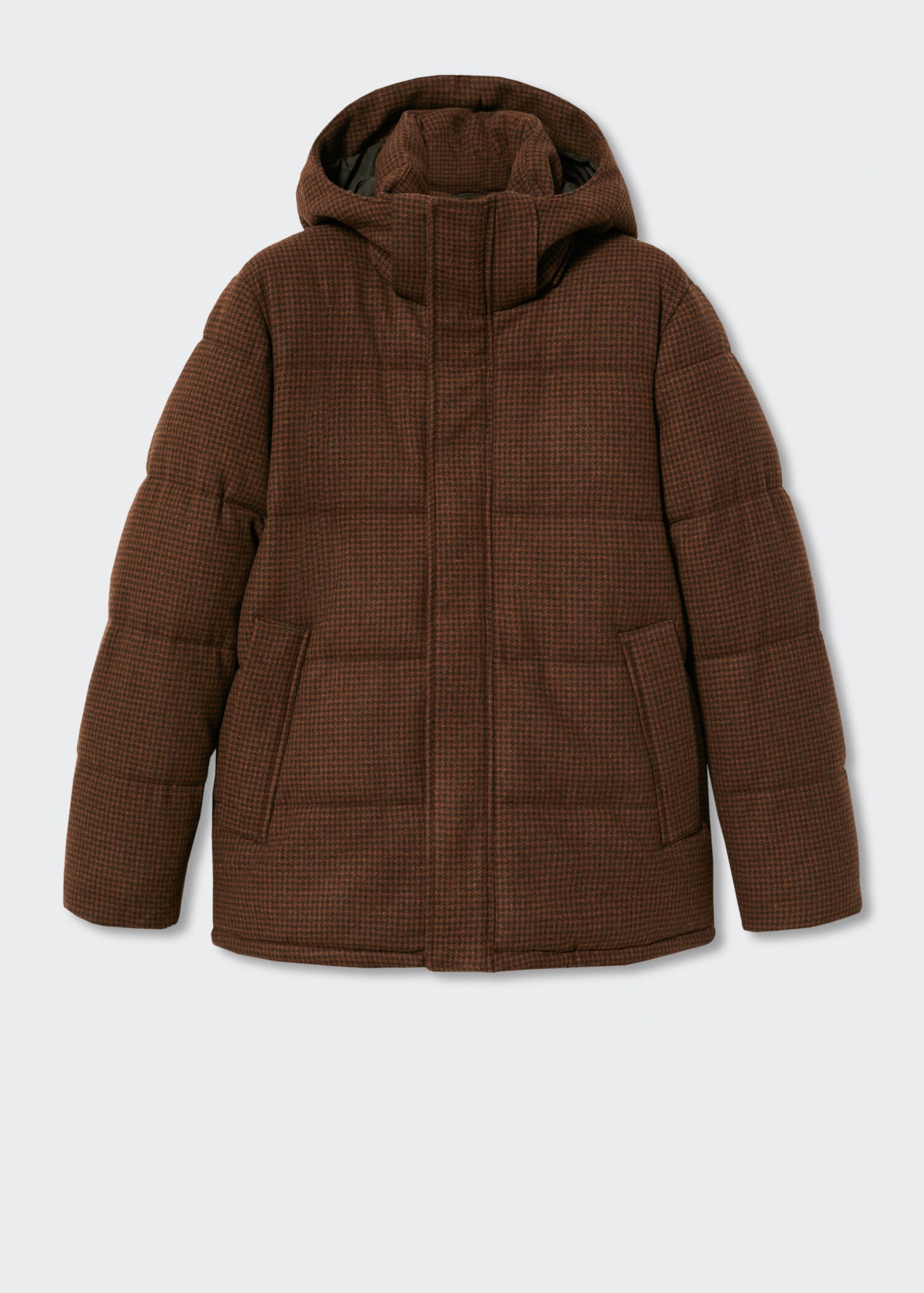 Anorak lana pata de gallo - Artículo sin modelo