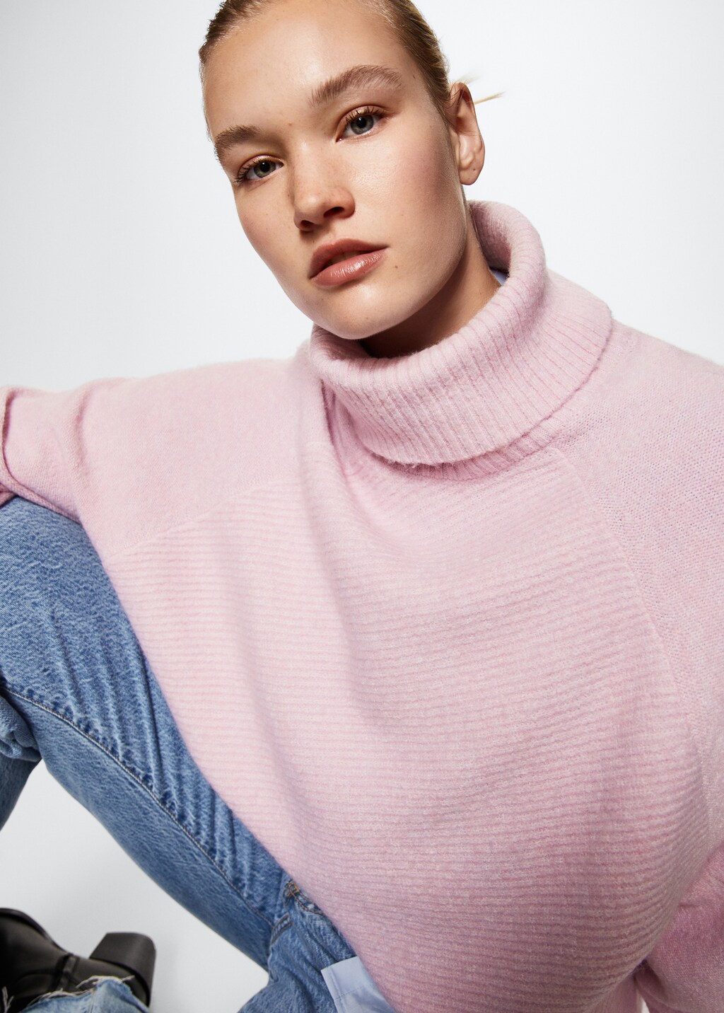 Turtle neck sweater - Women | MANGO Kosovo