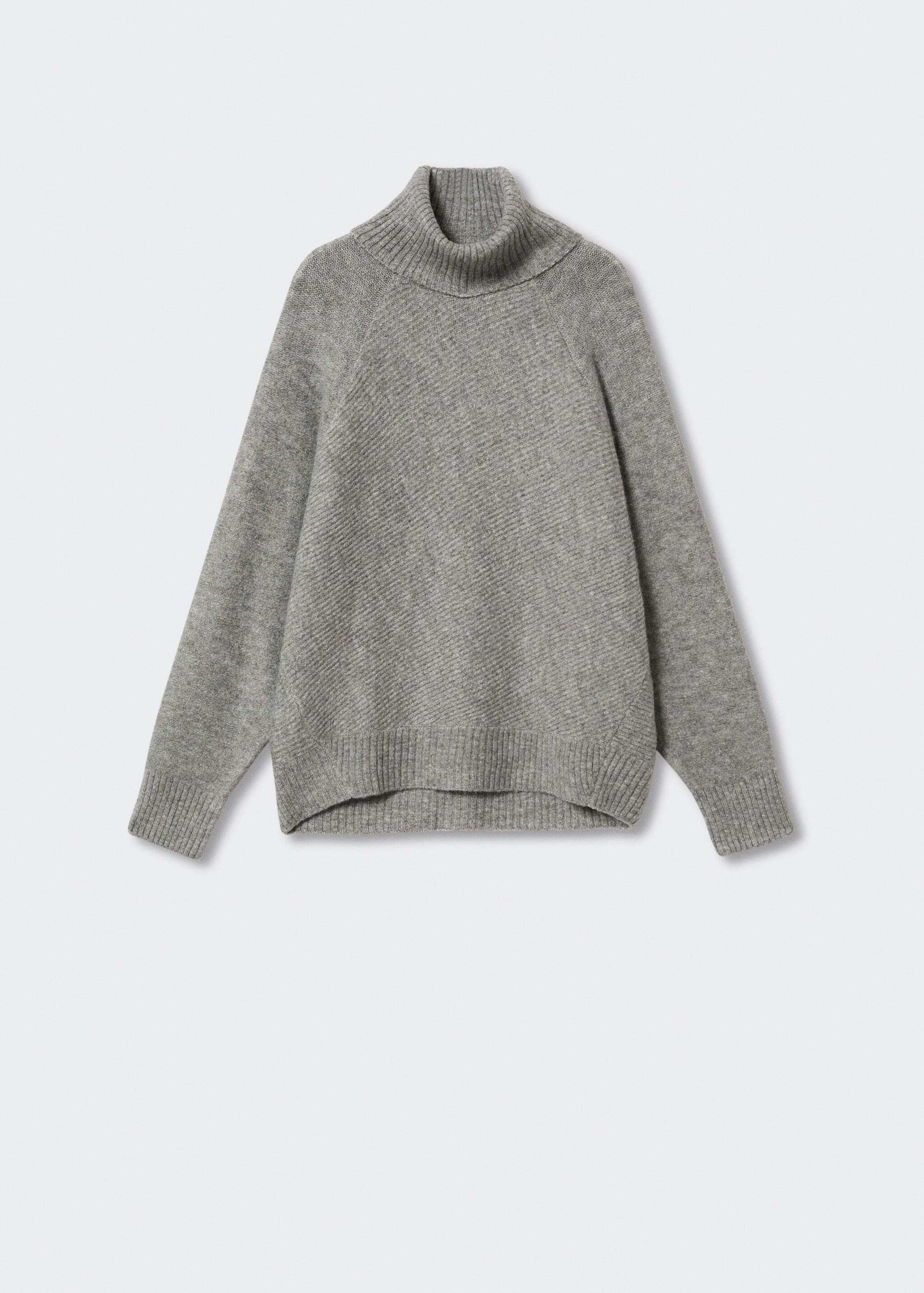 Sweter wywinięty dekolt - Artykuł bez modela/modelki