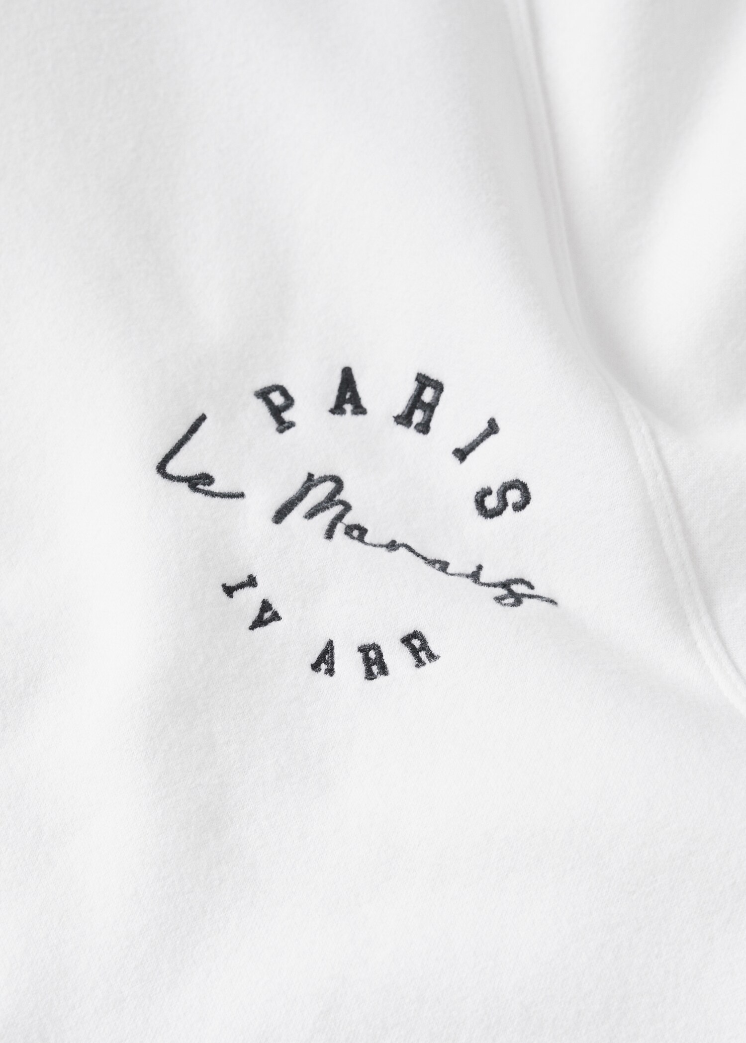 Besticktes Baumwoll-Sweatshirt - Detail des Artikels 8
