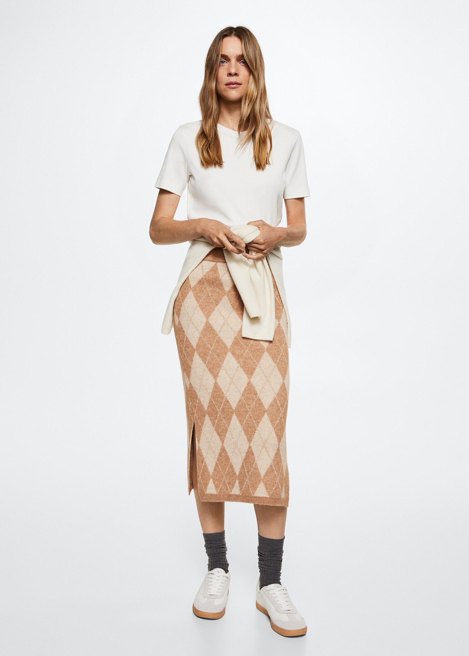 Knit pencil skirt - Details of the article 1