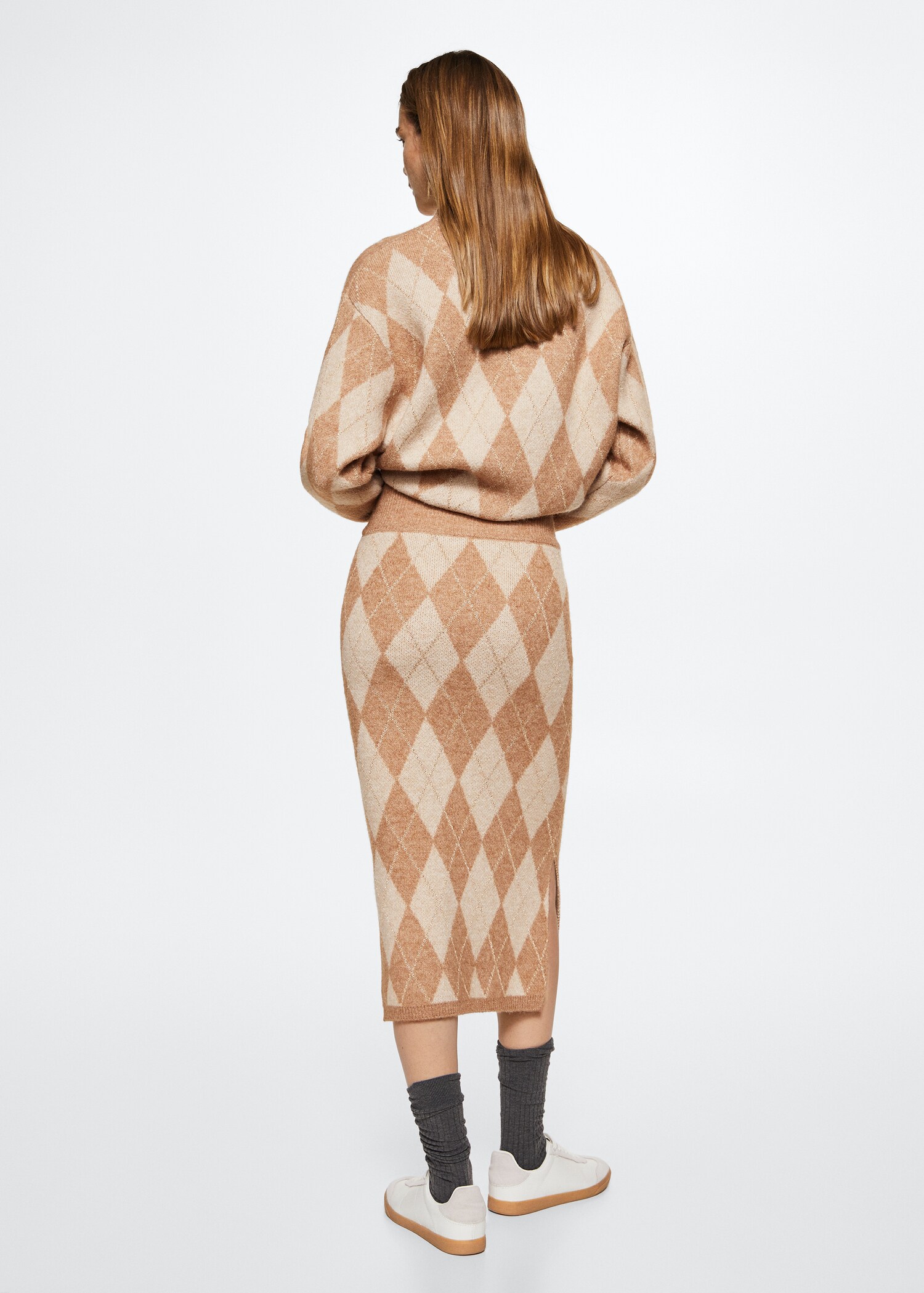 Knit pencil skirt - Reverse of the article