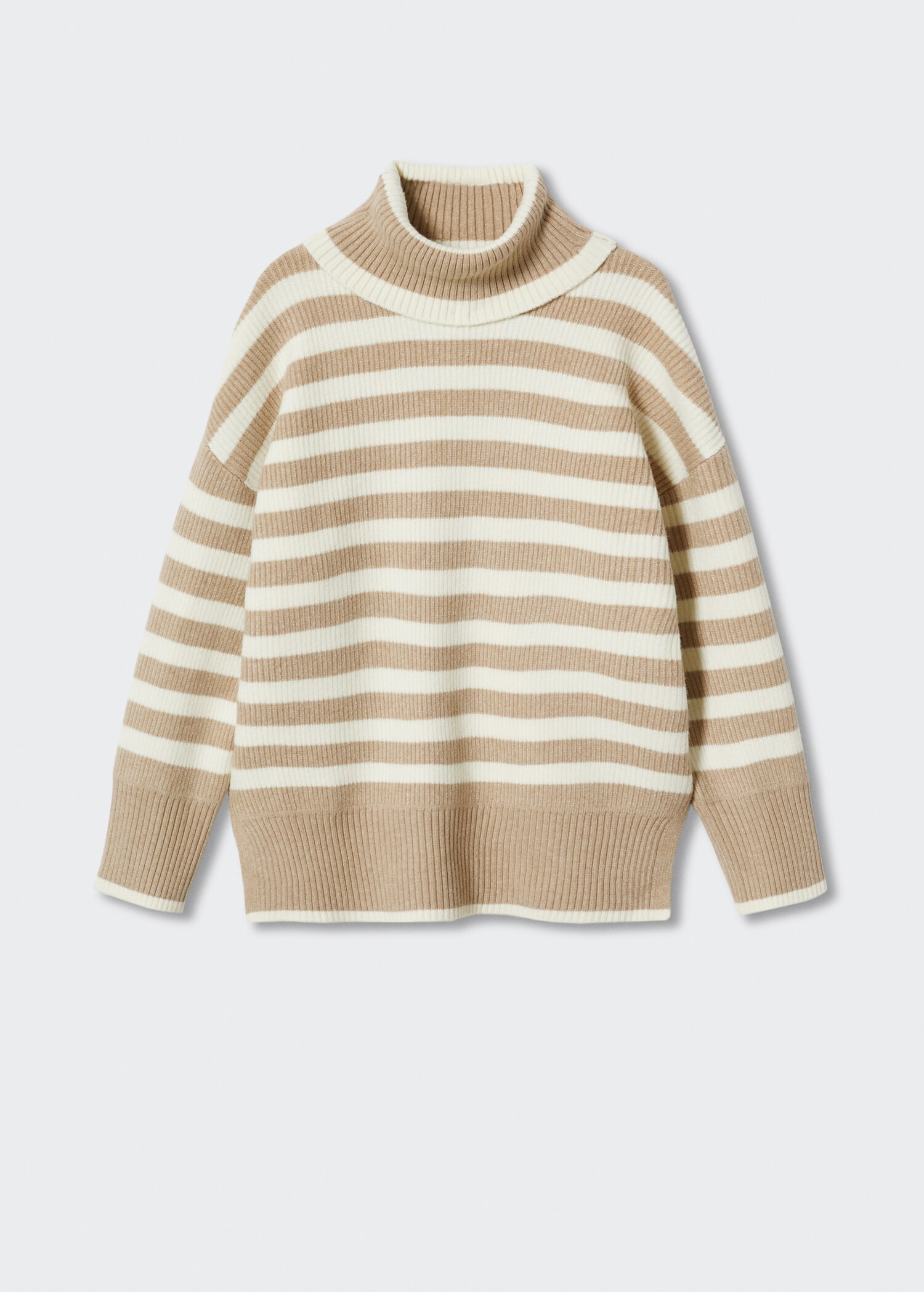 Striped turtleneck sweater - Article without model