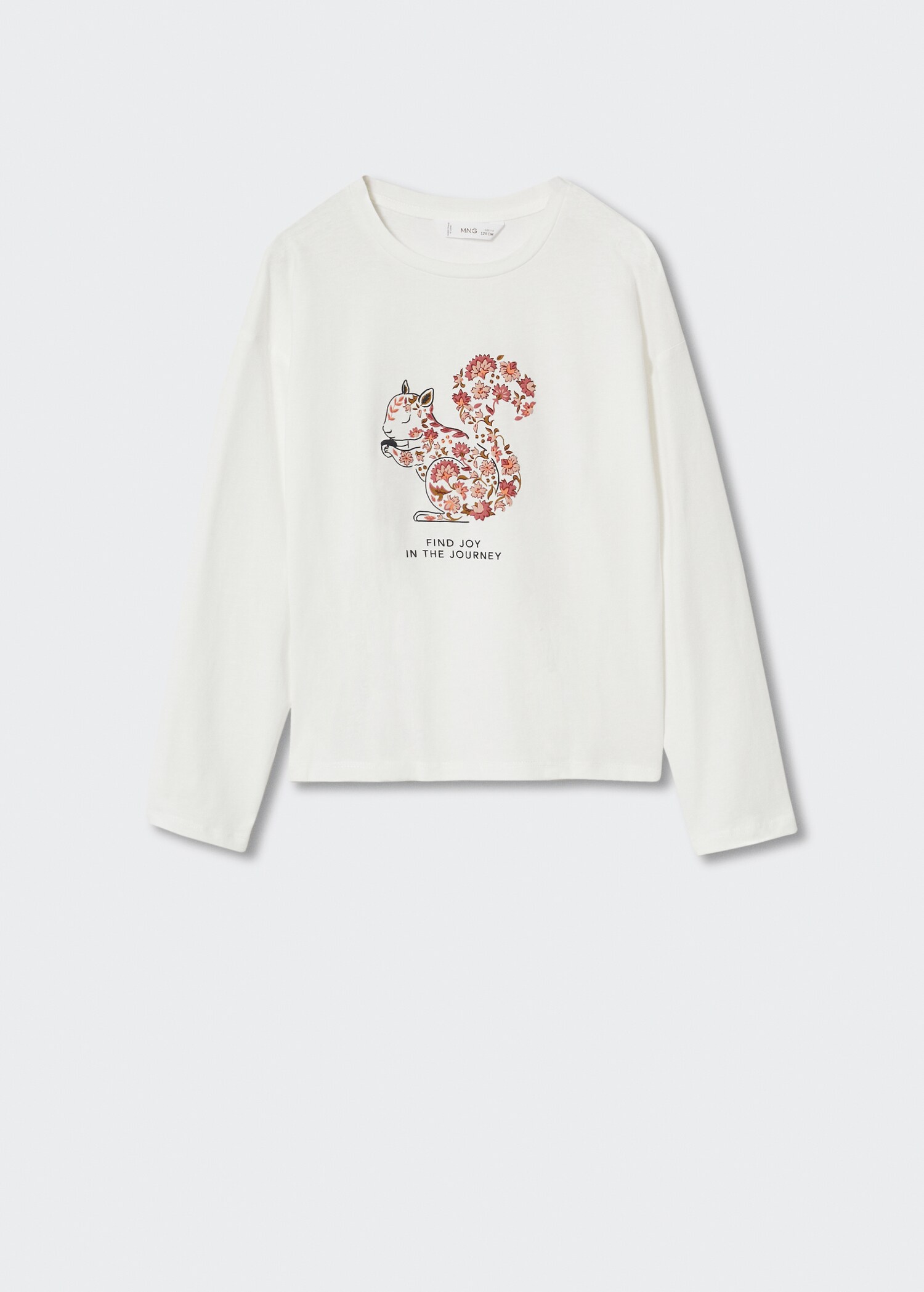 T-shirt de manga comprida estampada - Artigo sem modelo