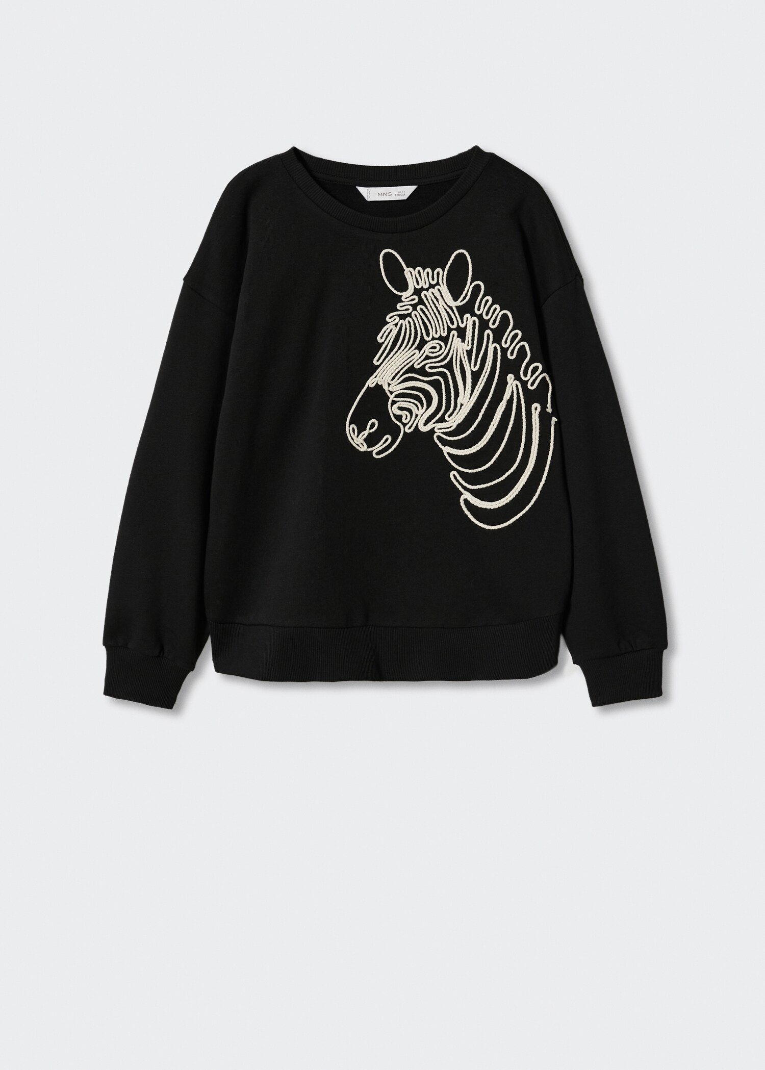 Sweatshirt med brodert illustrasjon - Artikkel uten modell