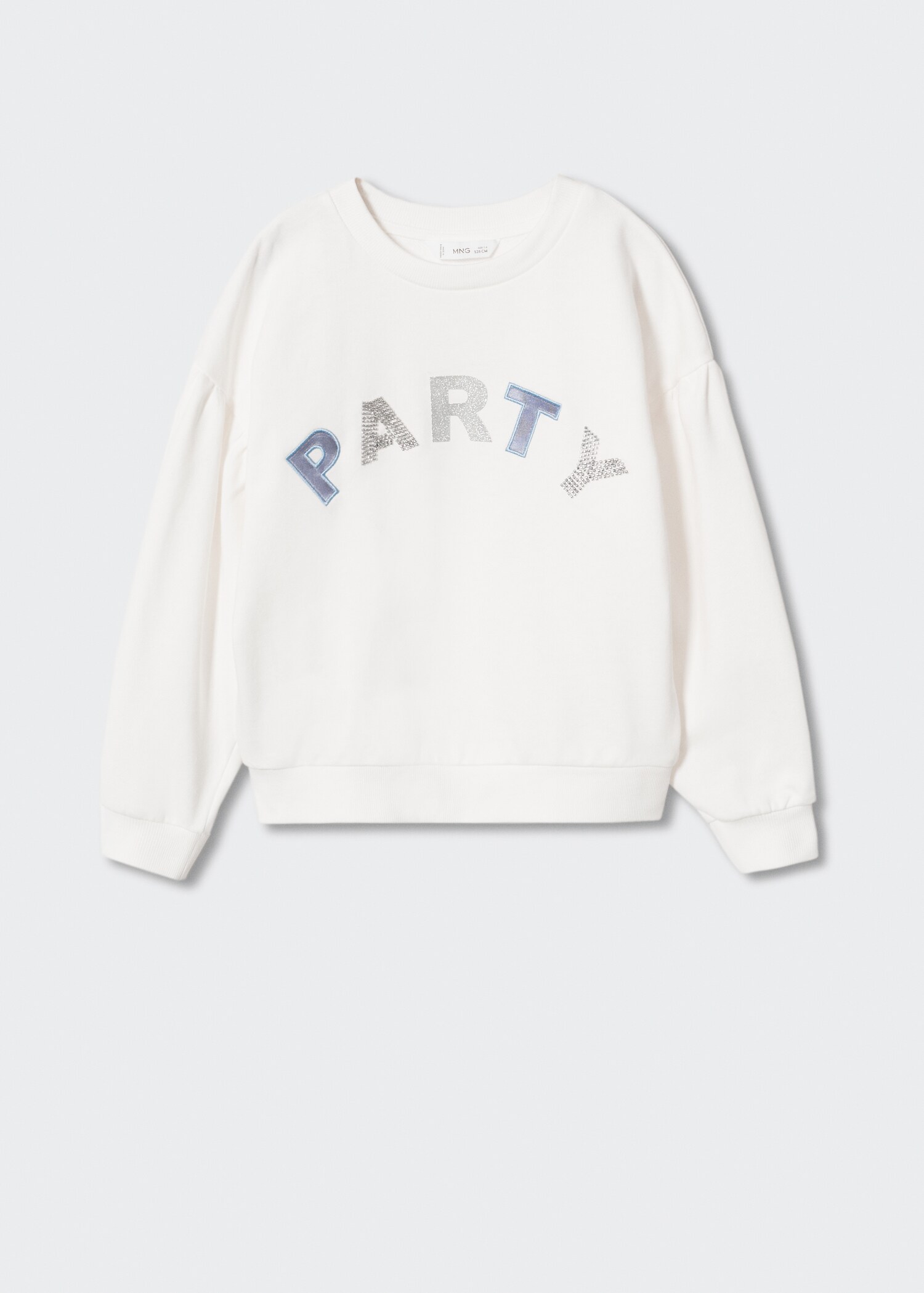 Bedrukt katoenen sweatshirt - Artikel zonder model