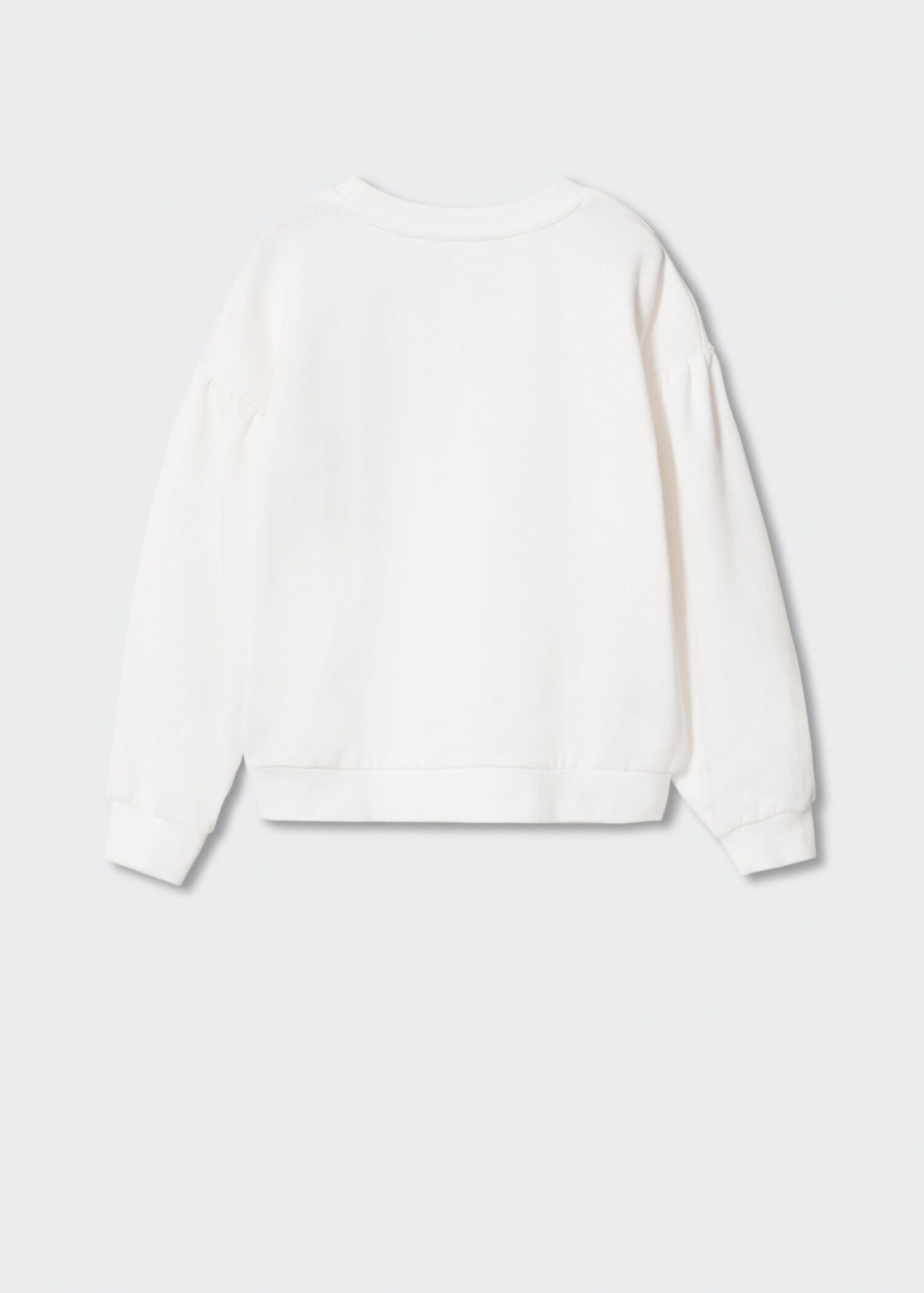 Bedrukt katoenen sweatshirt - Achterkant van het artikel