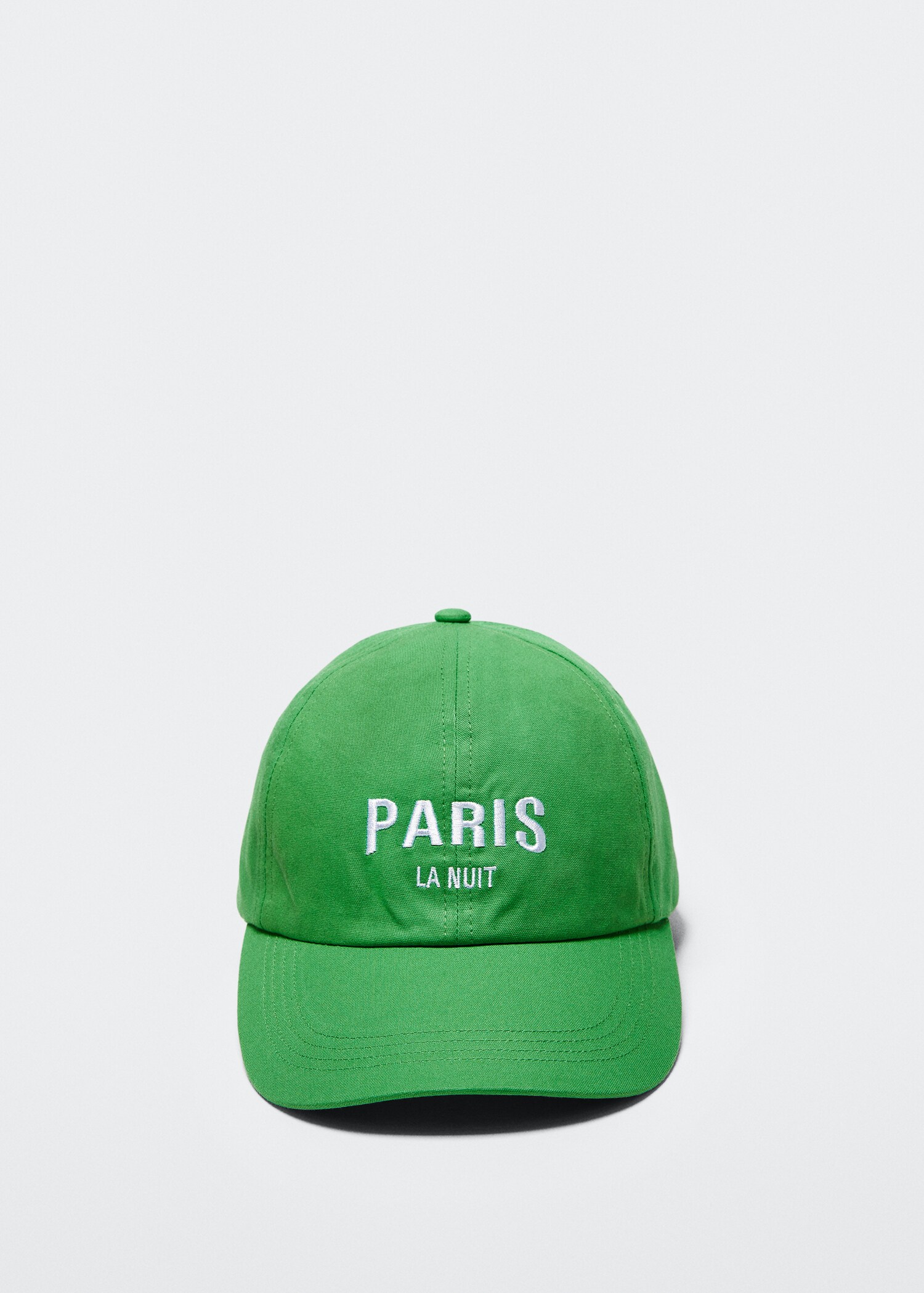 Embroidered message cap - Medium plane