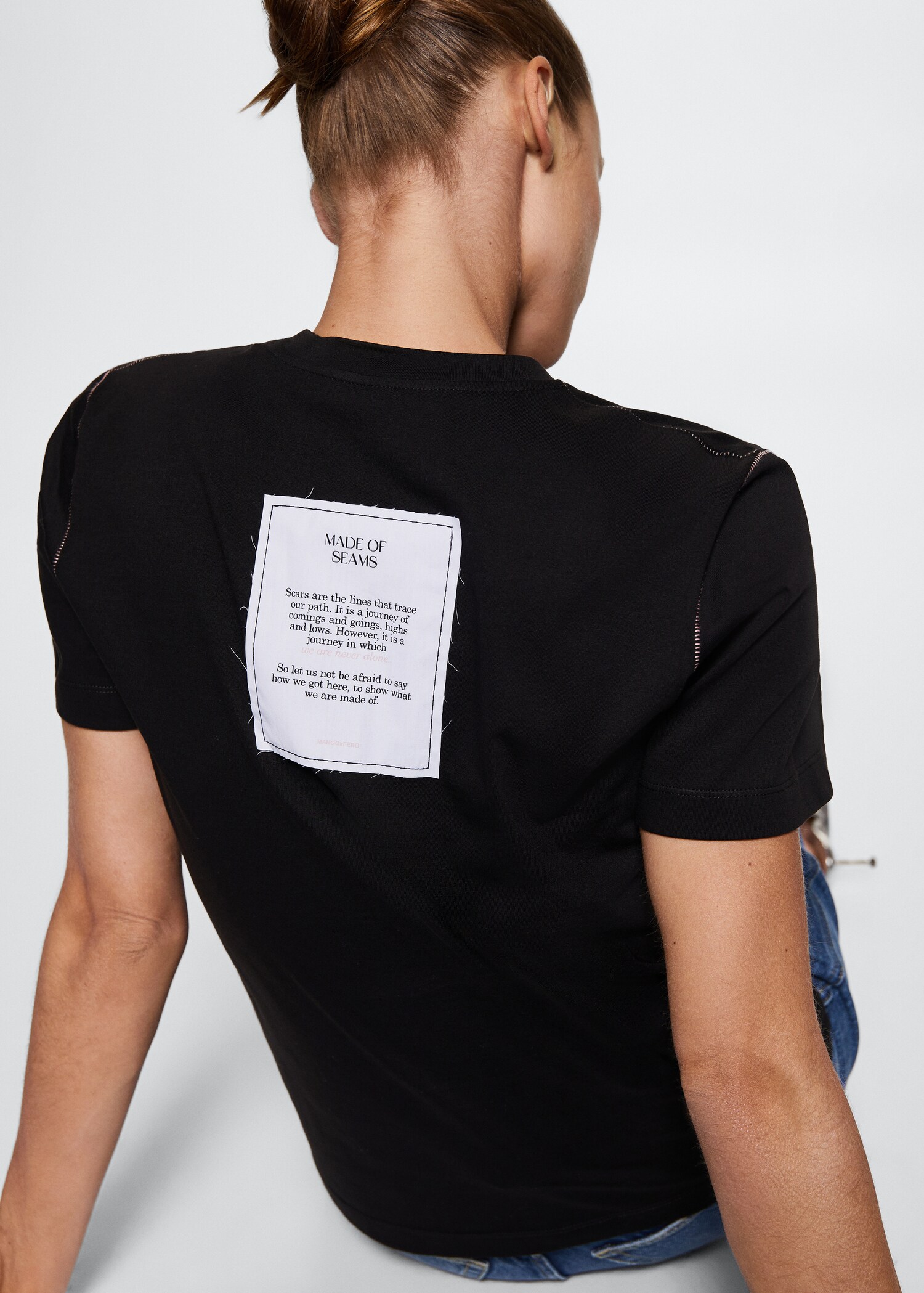 Camiseta solidaria mensaje parche - Detalle del artículo 2
