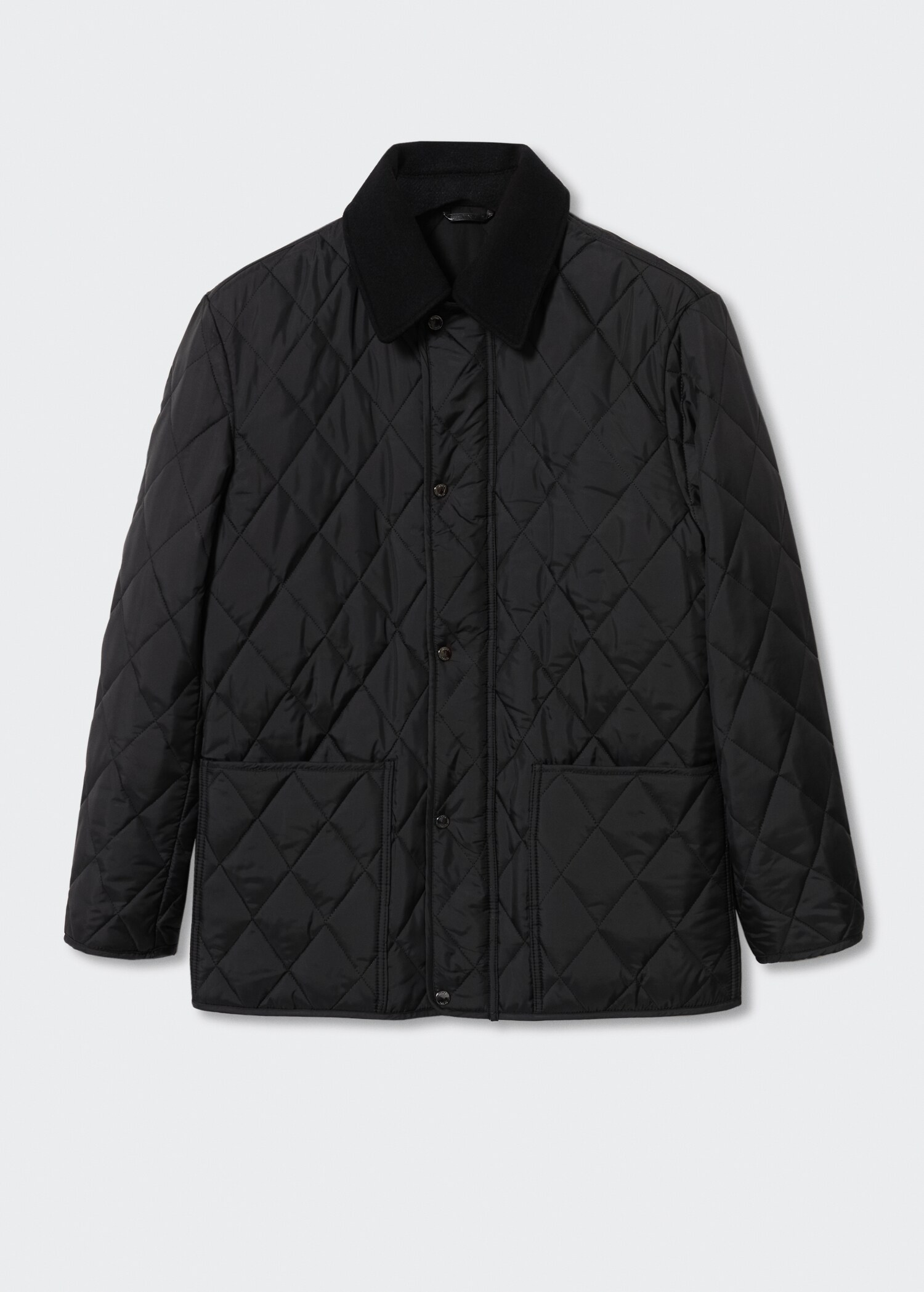 Textured padded jacket - Article without model