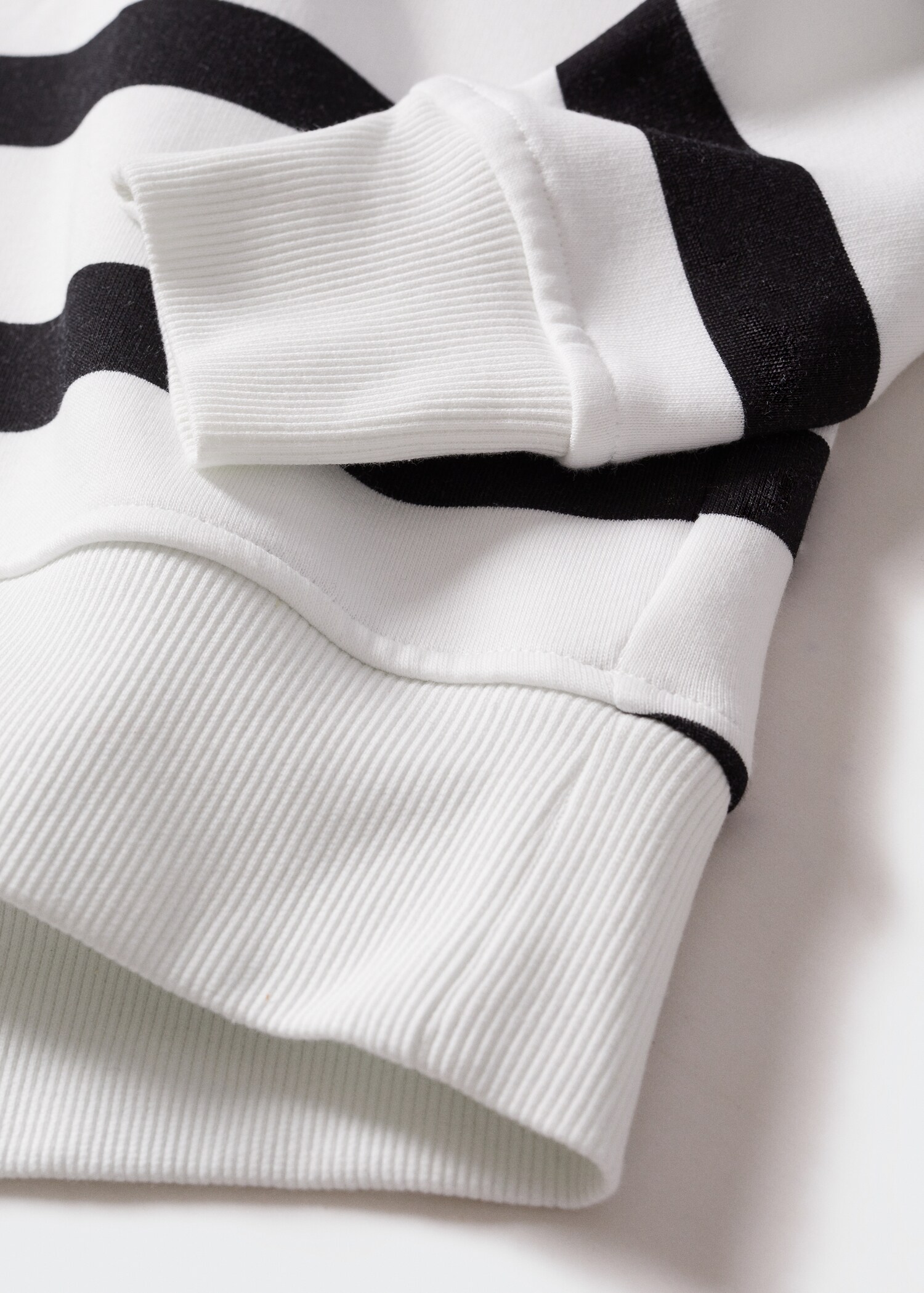 Striped cotton-blend sweatshirt - Details of the article 8