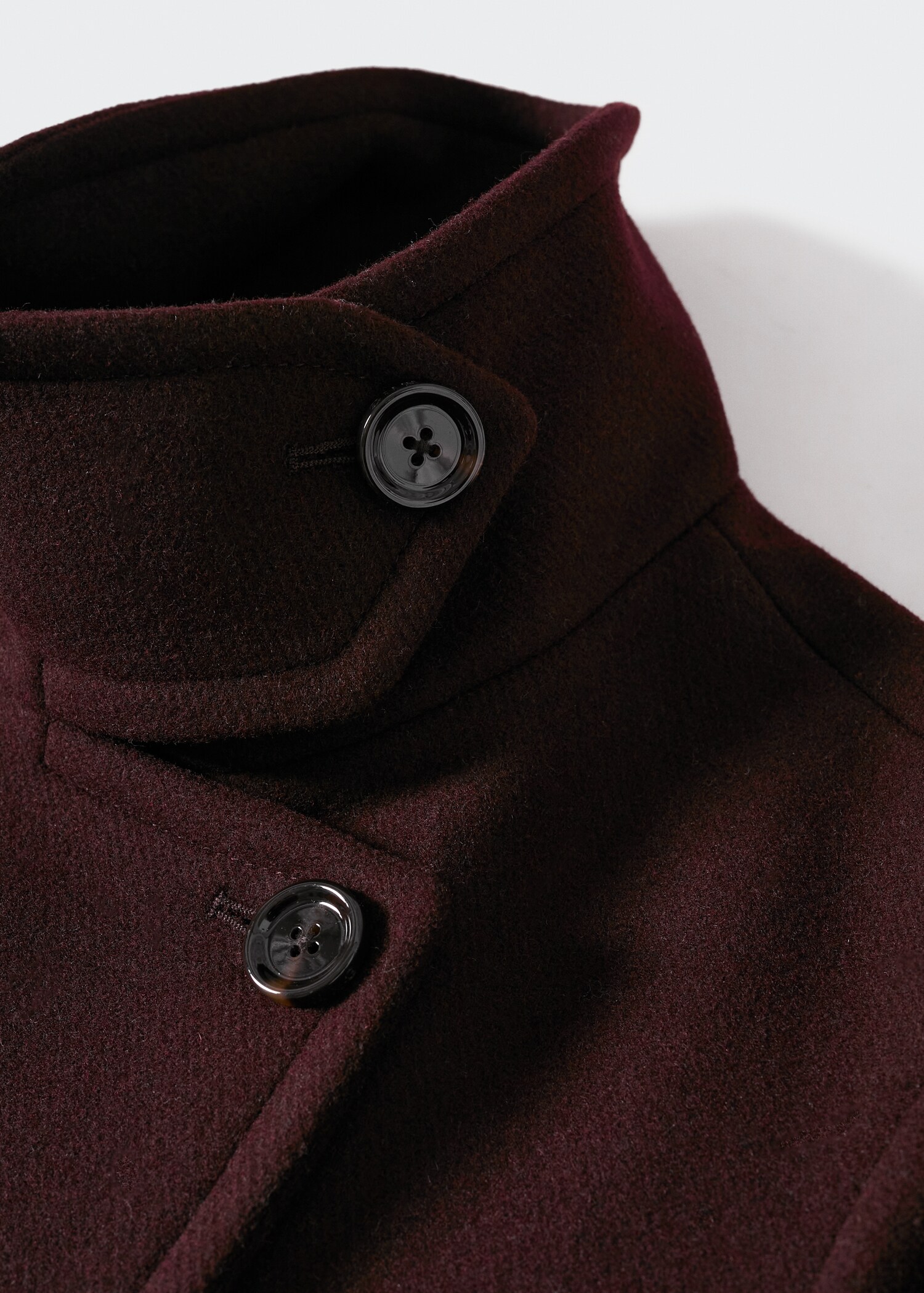 Manteau en laine à col cheminée - Détail de l'article 8
