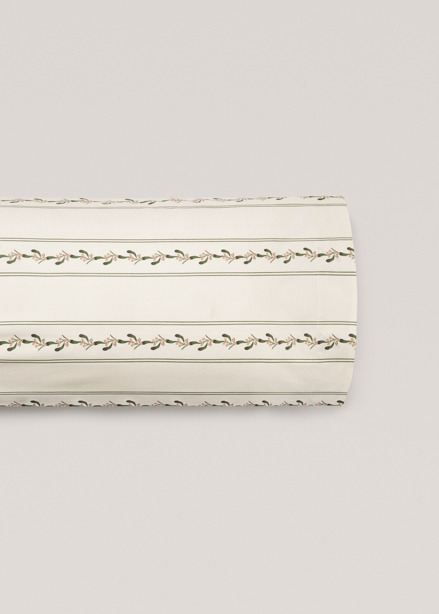 Kopfkissenbezug mit Blumenmuster 45 x 110 cm - Artikel ohne Model