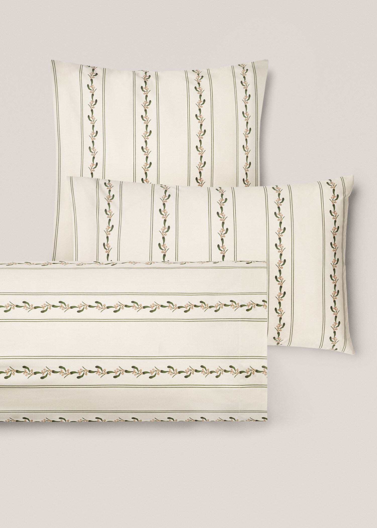 Kopfkissenbezug mit Blumenmuster 45 x 110 cm - Detail des Artikels 4