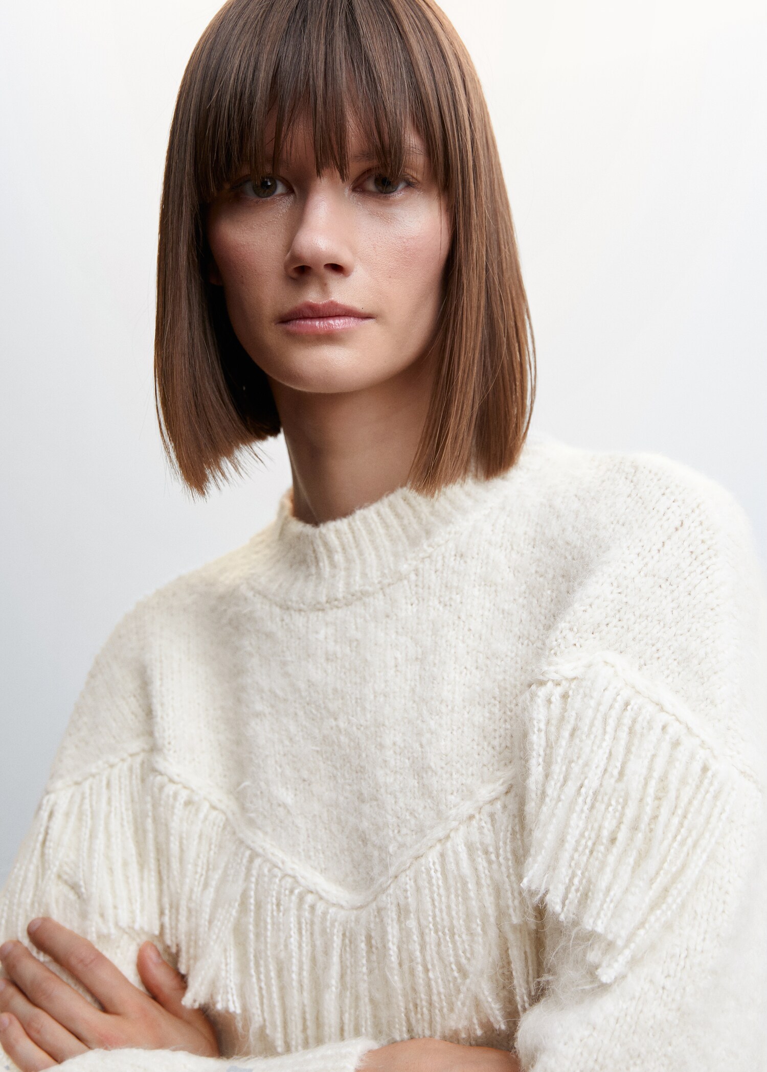 Fringes knit sweater - Details of the article 1