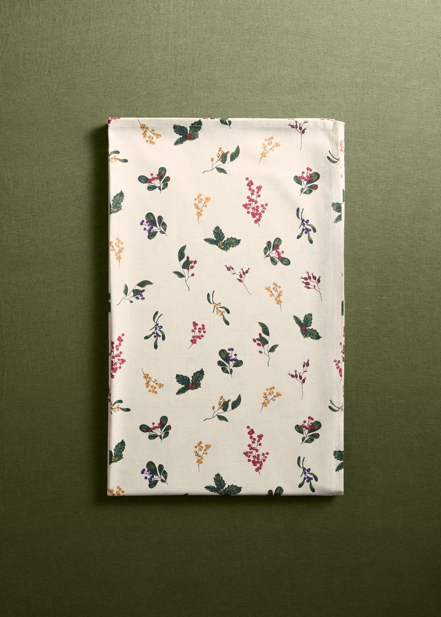 Duk med blomstertrykk 150x250 cm - Artikkeldetalj 5