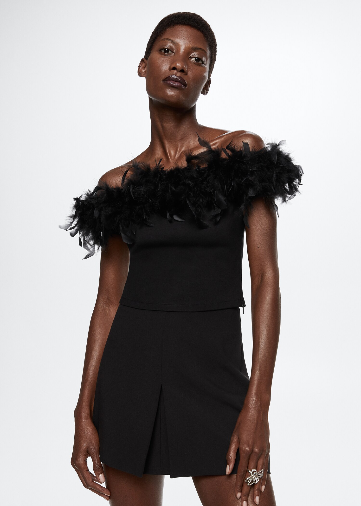 Top plumas - Plano medio