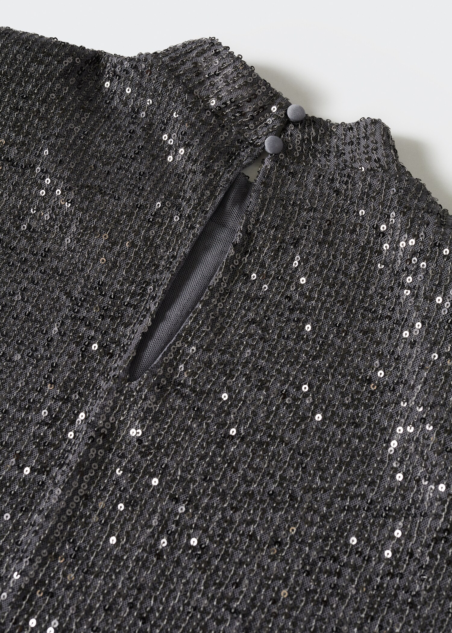 Sequined turtleneck t-shirt  - Details of the article 8