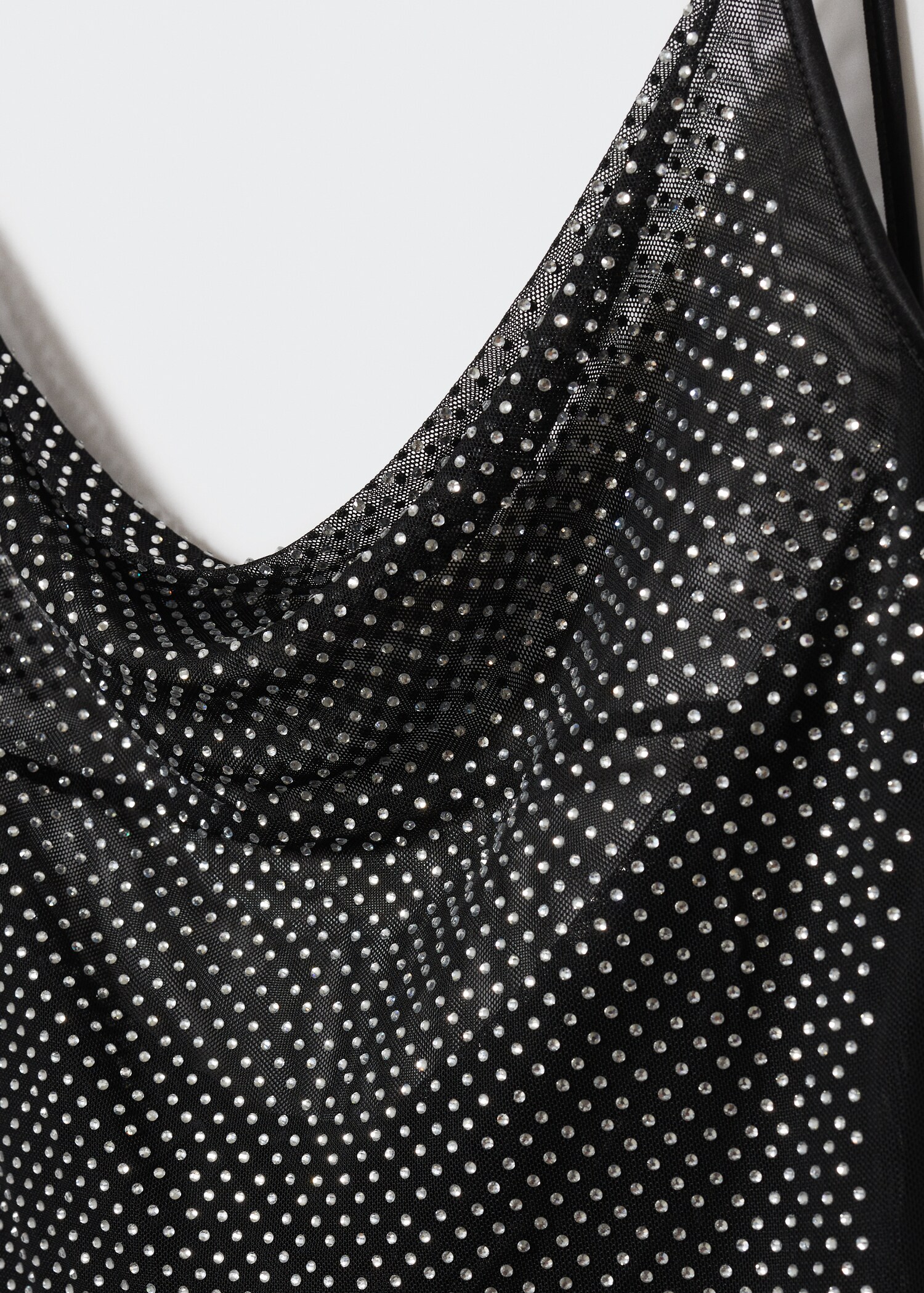 Mini-dress with crystals - Details of the article 8
