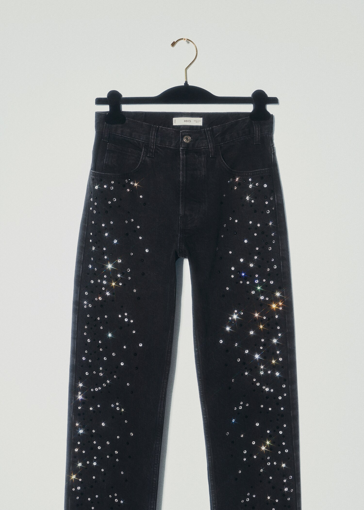 Crystal strass jeans - Details of the article 5