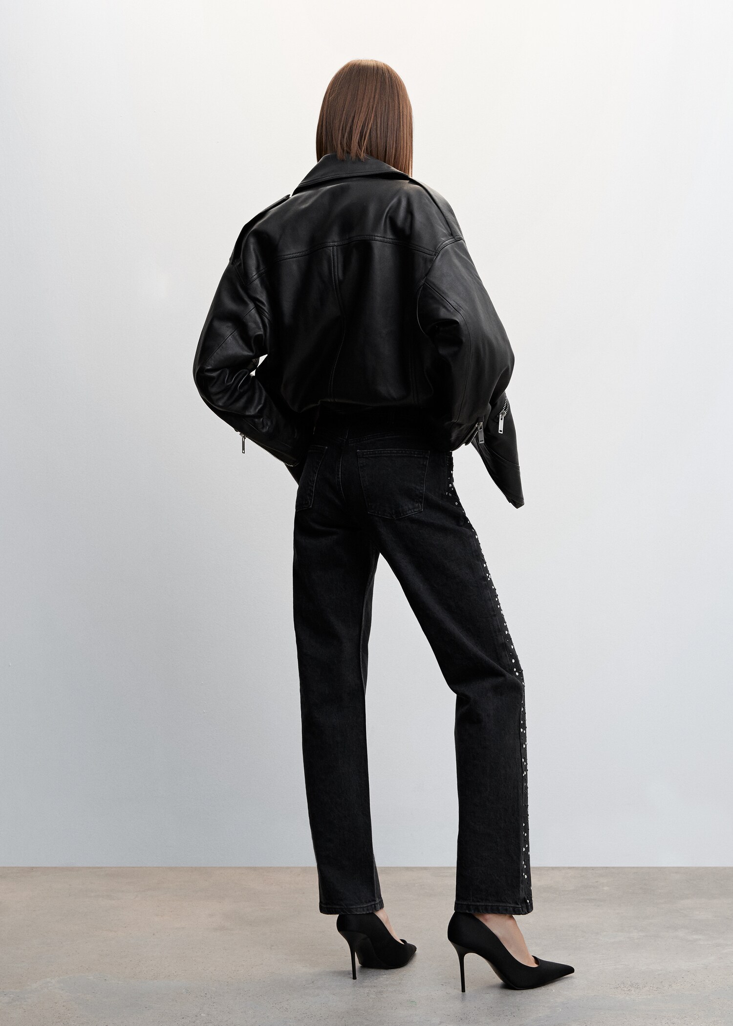 Crystal strass jeans - Reverse of the article