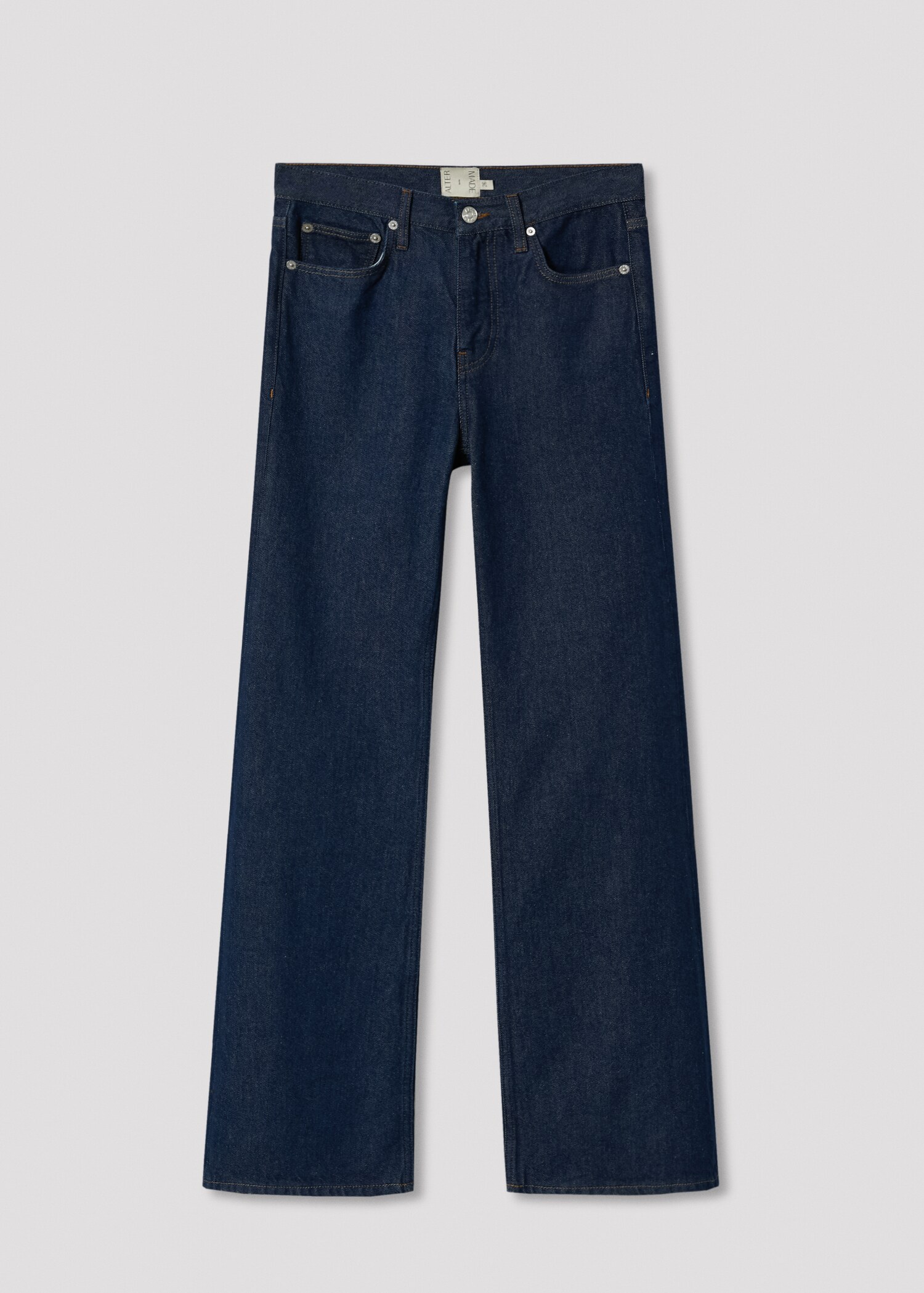 High-waist wideleg jeans - Artikel zonder model