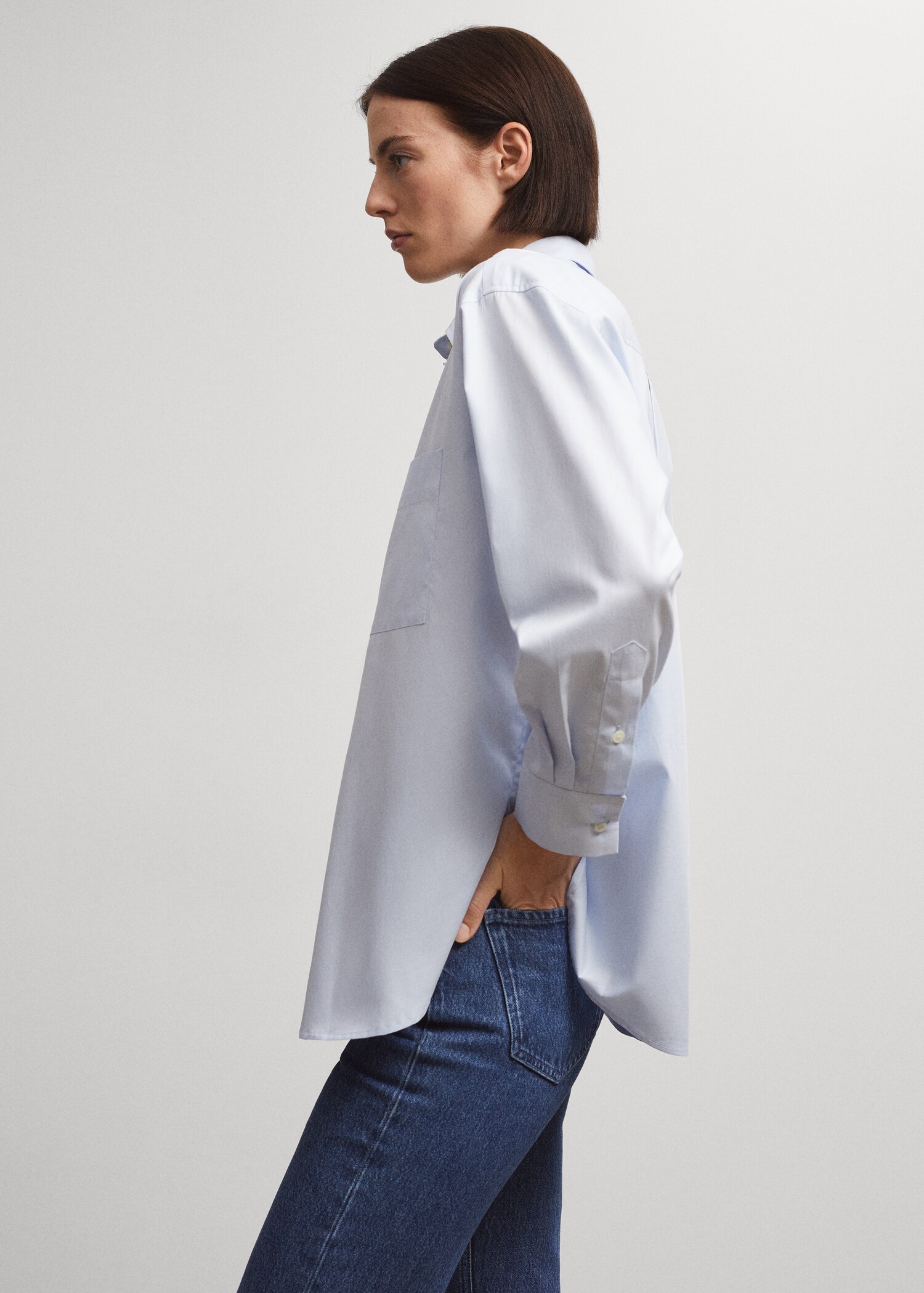 Jean straight longueur regular - Plan moyen